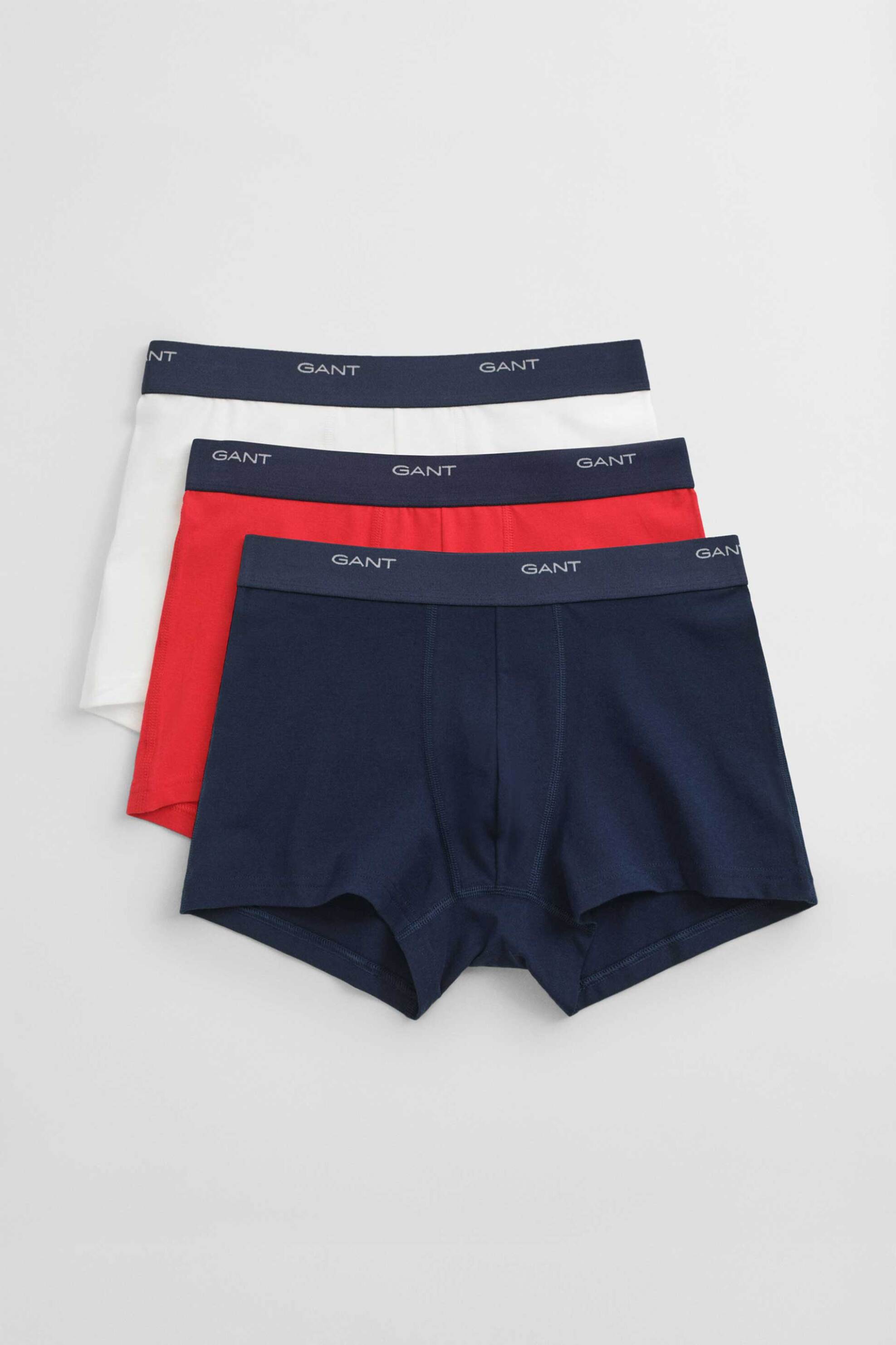 Gant σετ ανδρικά εσώρουχα trunk με λογότυπο Slim Fit (3 τεμάχια) - 900003333 Κόκκινο