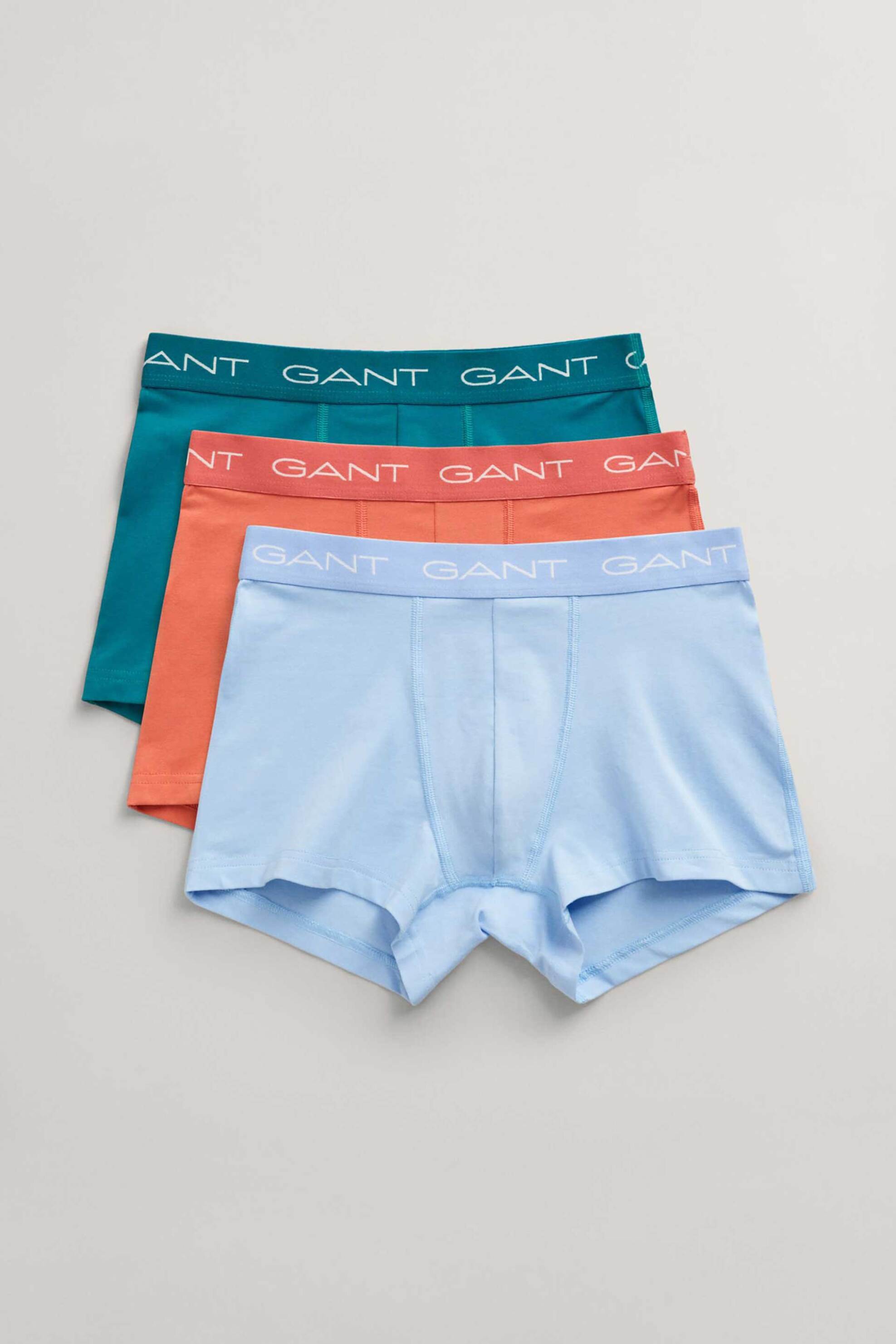 Ανδρική Μόδα > Ανδρικά Ρούχα > Ανδρικά Εσώρουχα > Ανδρικά Εσώρουχα Σετ Gant σετ ανδρικά εσώρουχα trunk με λογότυπο Slim Fit (3 τεμάχια) - 902413003 Μπλε Ανοιχτό