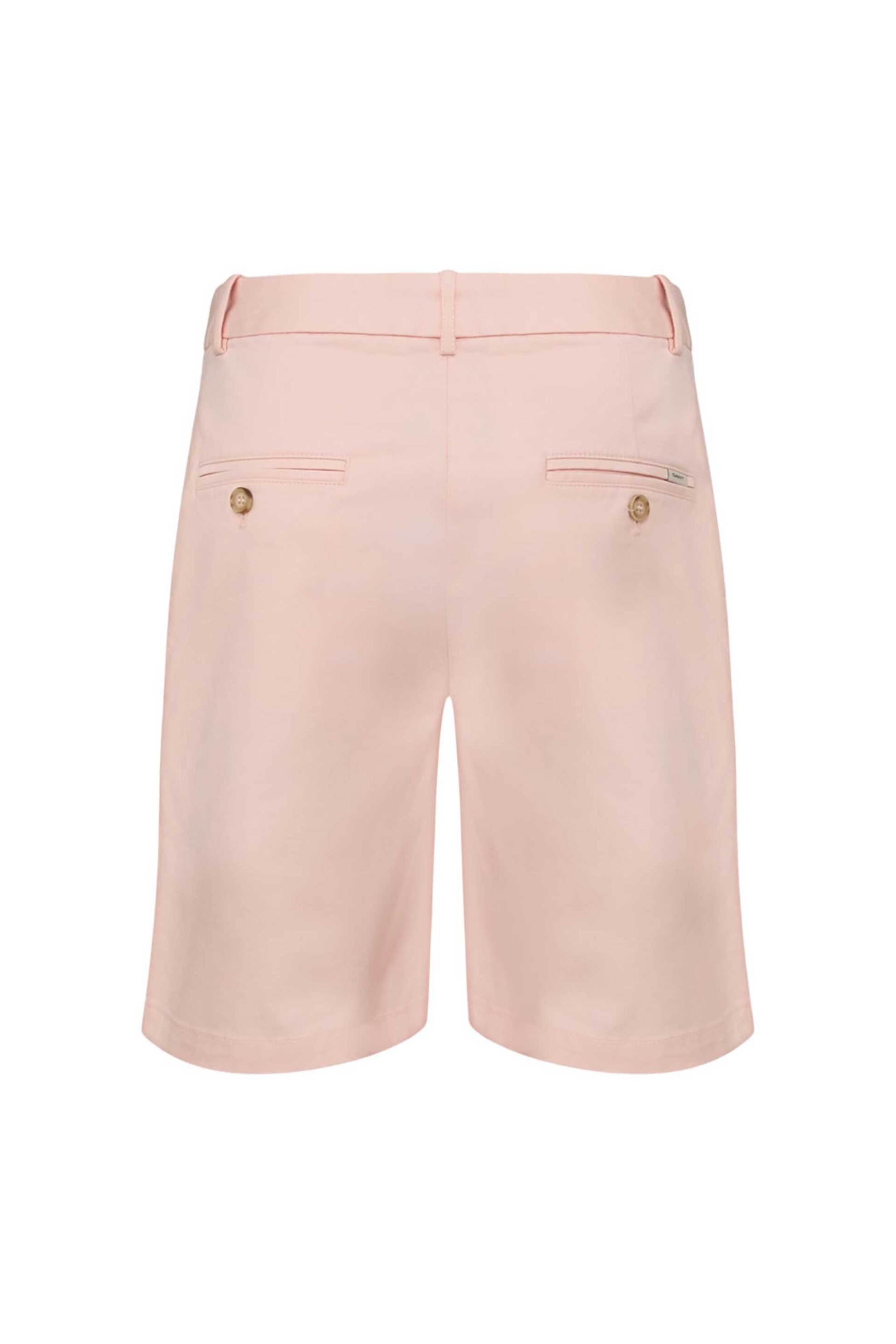 Gant Γυναικεία Βερμούδα Chino Regular Fit - 4020130 Ροζ Ανοιχτό