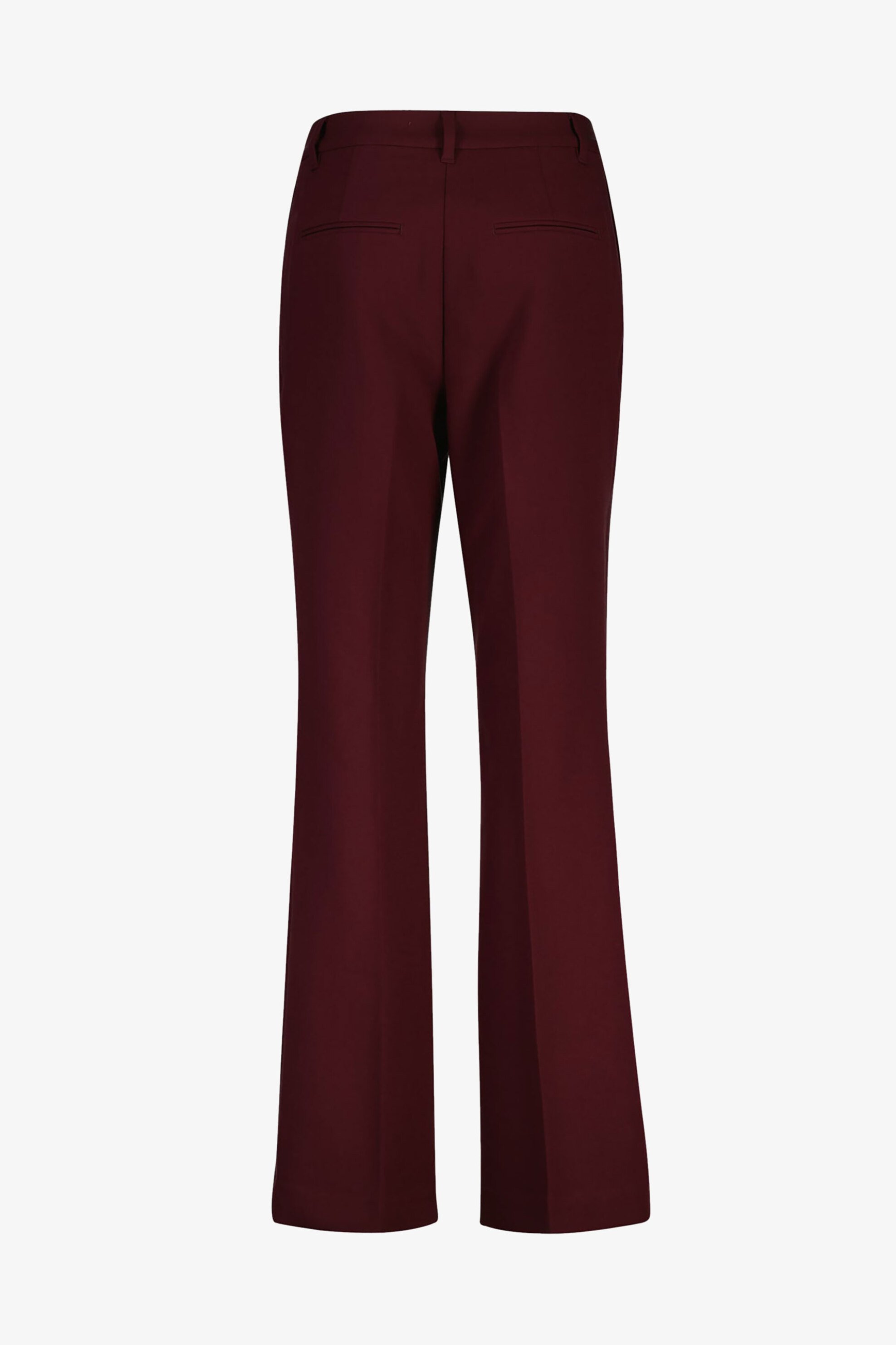 Gant γυναικείο παντελόνι flare υφασμάτινο Slim Fit - 4150334 Μπορντό