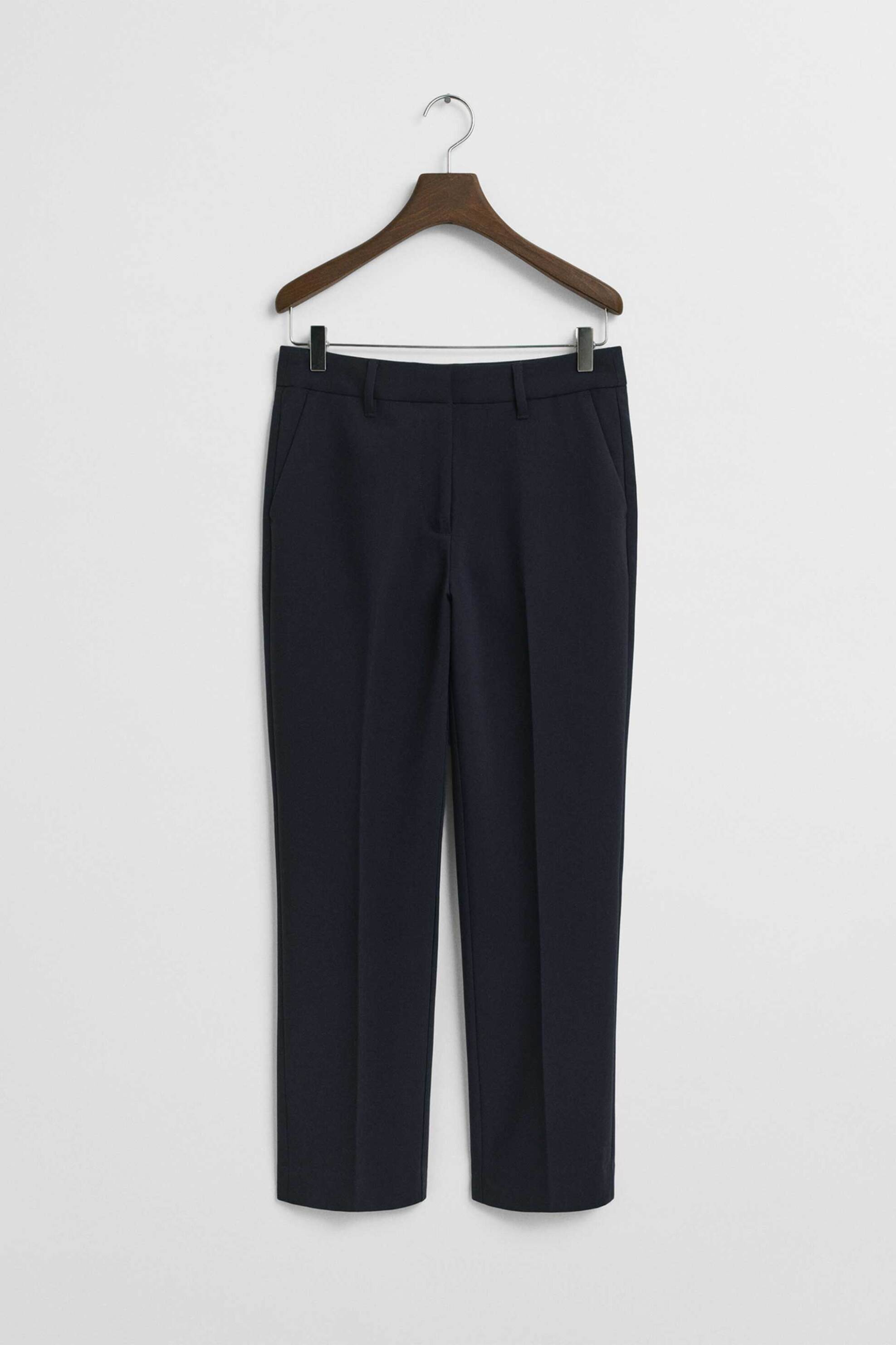 GANT Gant γυναικείο παντελόνι υφασμάτινο Slim Fit - 4150363 Μπλε Σκούρο