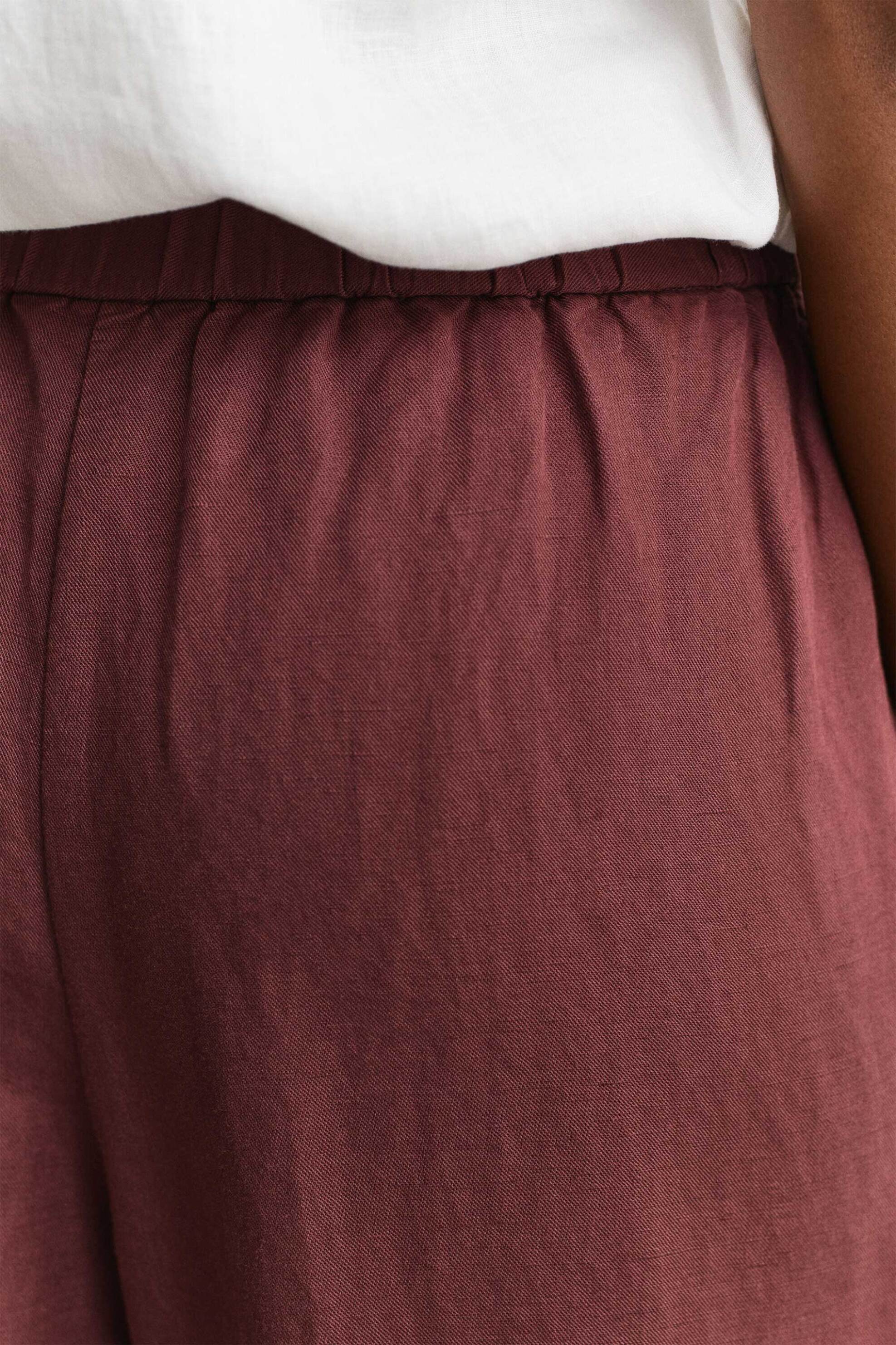 Gant Γυναικείο Παντελόνι με Ελαστική Μέση Relaxed Fit - 4150381 Σάπιο Μήλο