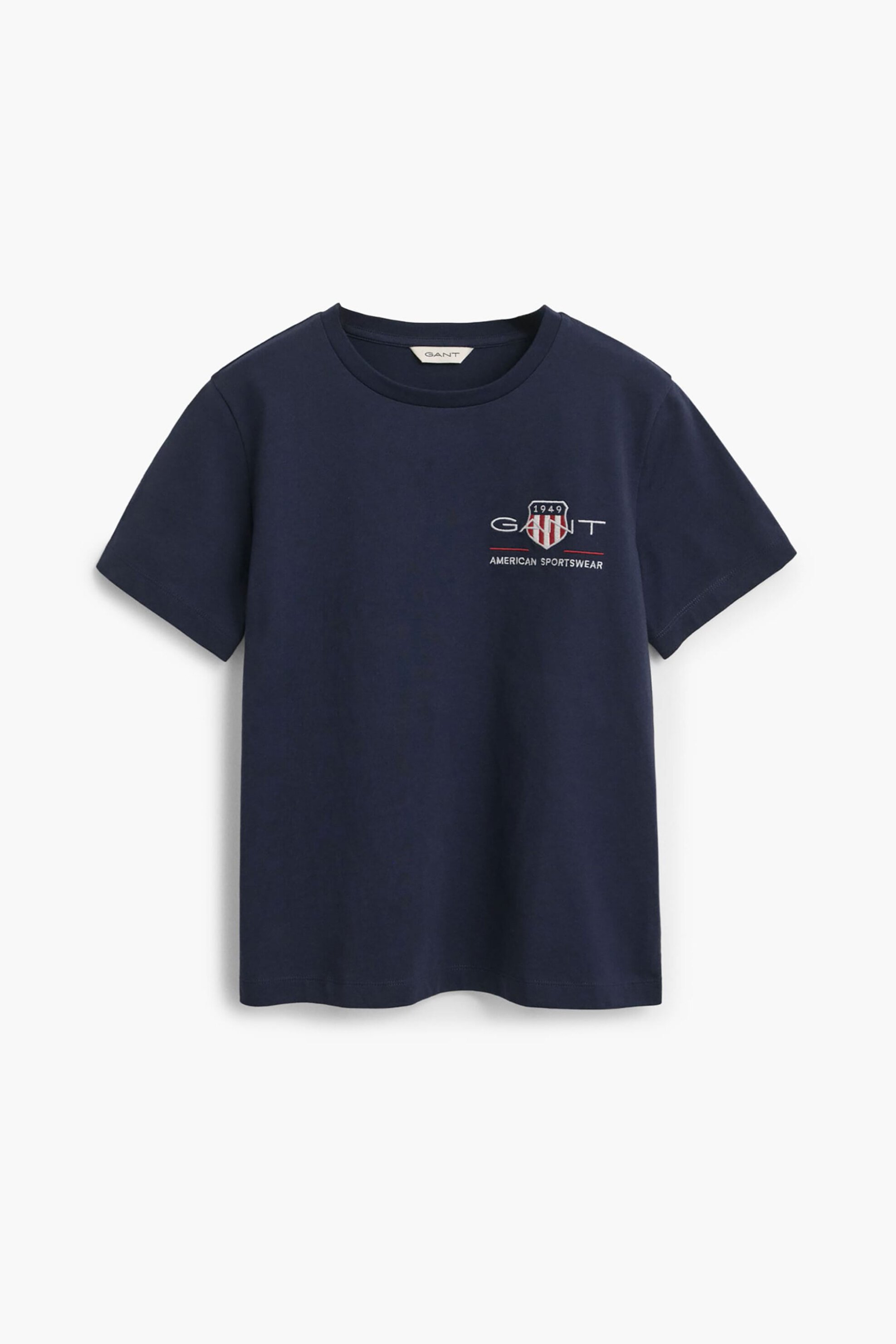 GANT Gant γυναικείο T-shirt με κεντημένο graphic logo Regular Fit - 4200277 Μπλε Σκούρο