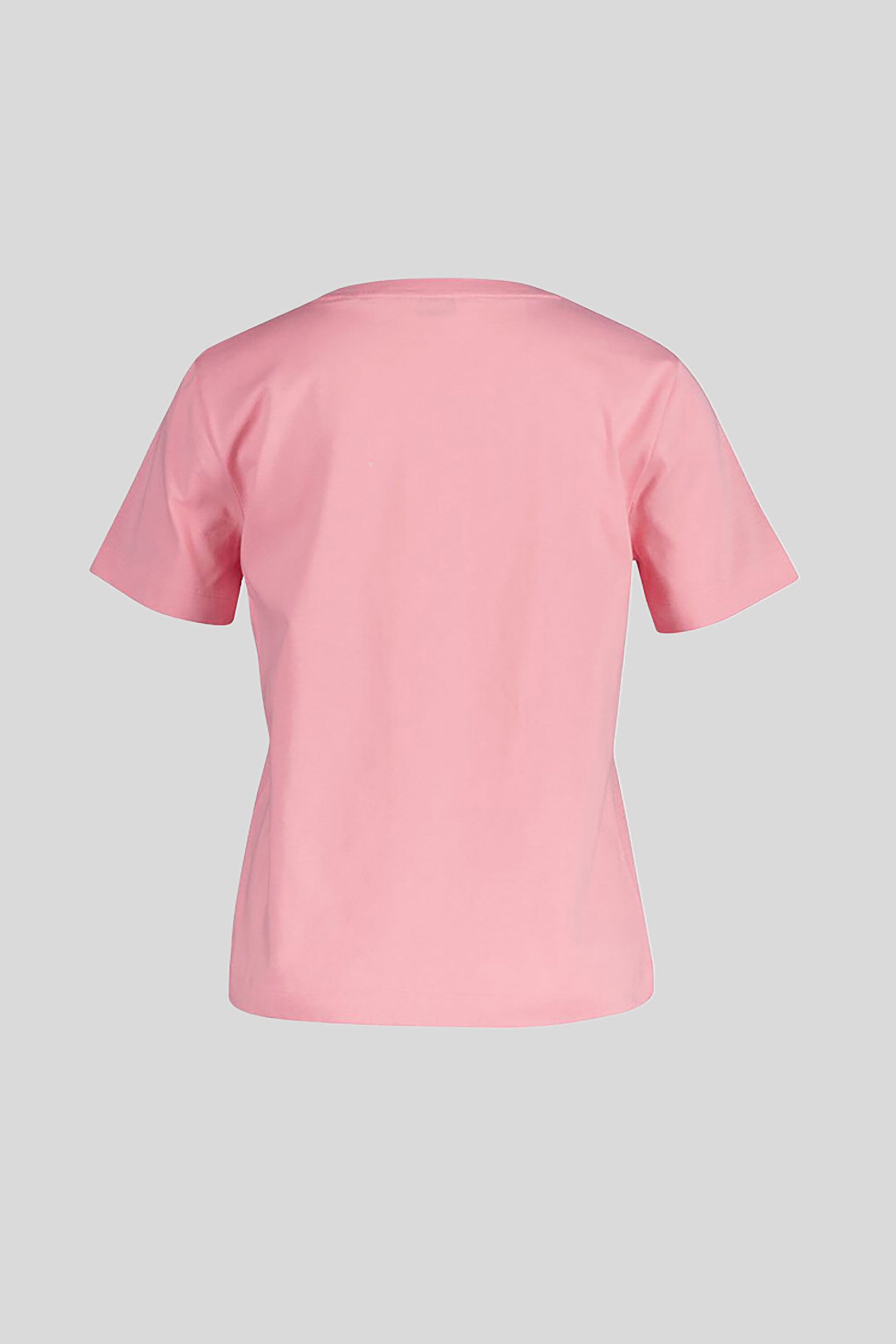 GANT Gant γυναικείο T-shirt με κεντημένο graphic logo Regular Fit - 4200277 Ροζ - 2