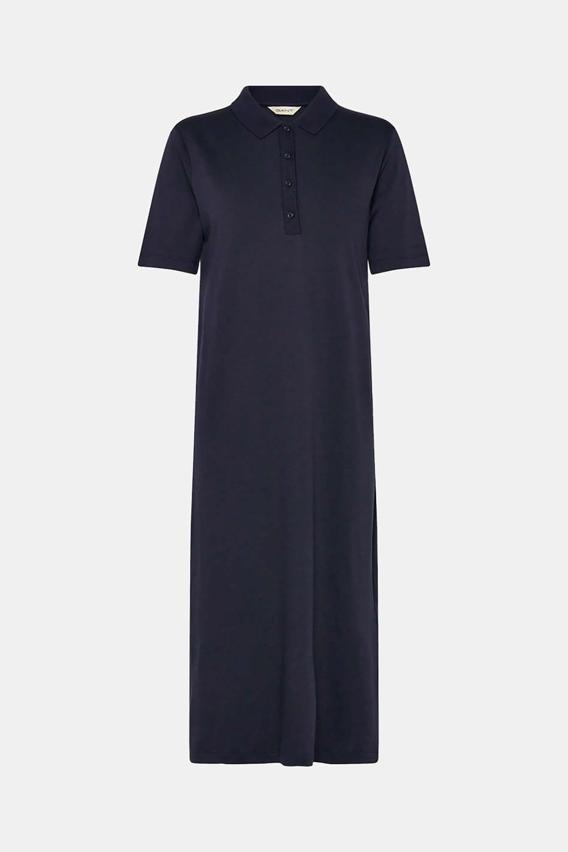 Gant γυναικείο midi φόρεμα πόλο Regular Fit - 4201433 Μπλε Σκούρο
