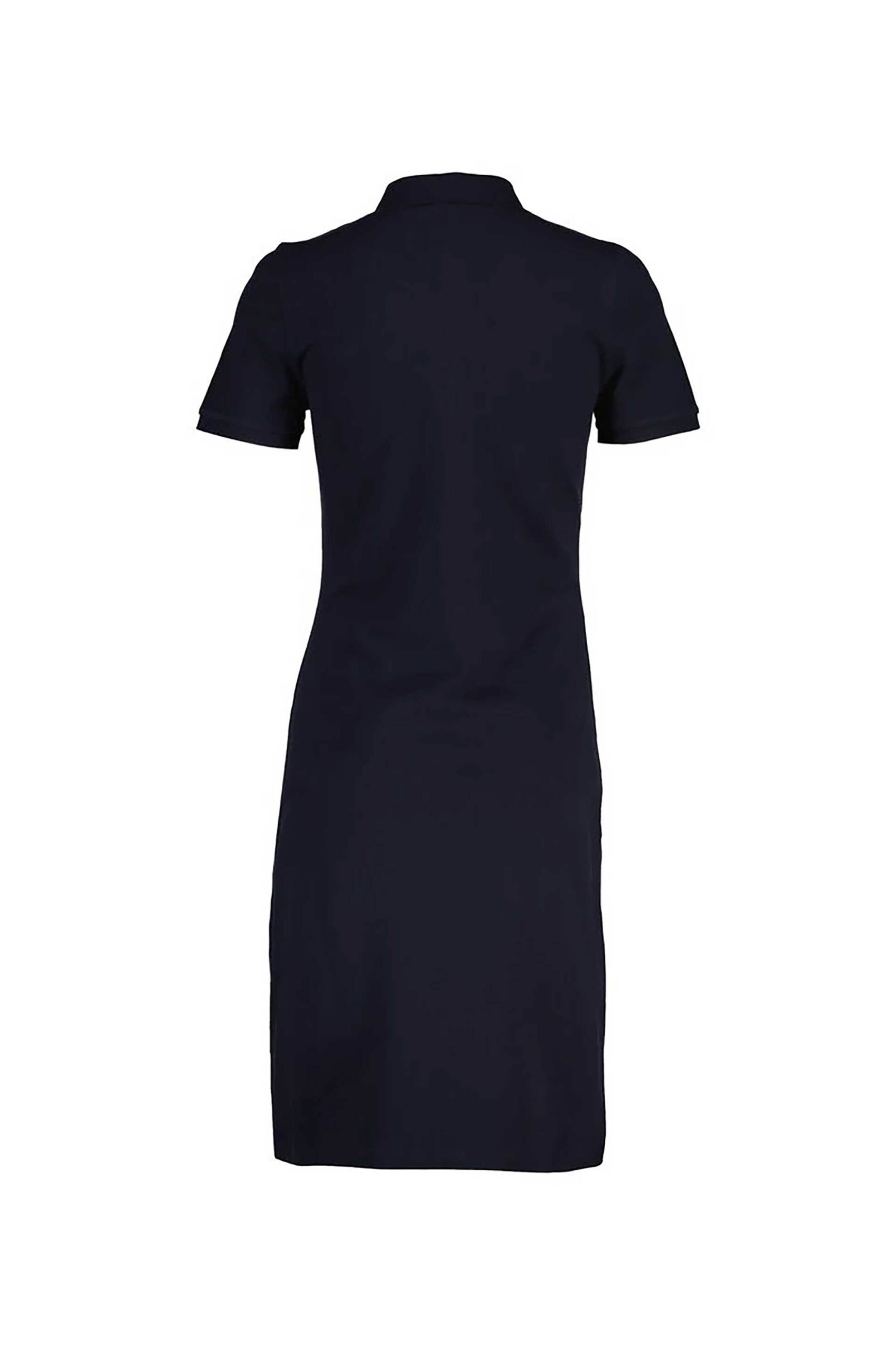 Gant γυναικείο midi φόρεμα πόλο πικέ με λογότυπο Slim Fit - 4201468 Μπλε Σκούρο