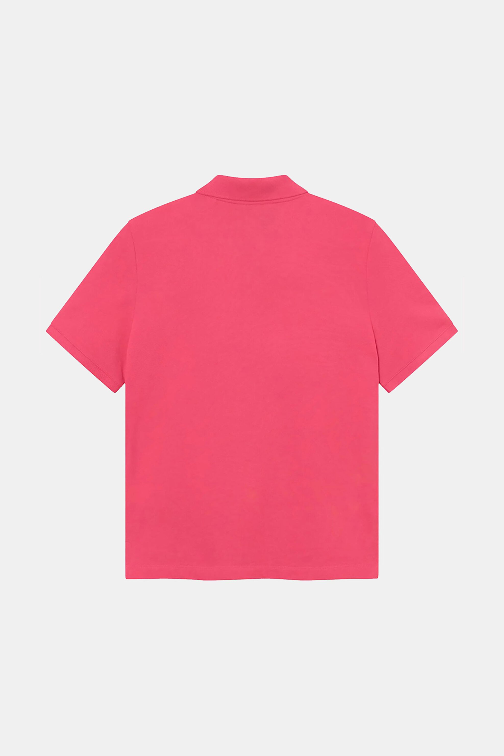 Gant Γυναικεία Μπλούζα Πόλο Πικέ με Λογότυπο Regular Fit - 4201489 Ροζ Φλαμίνγκο