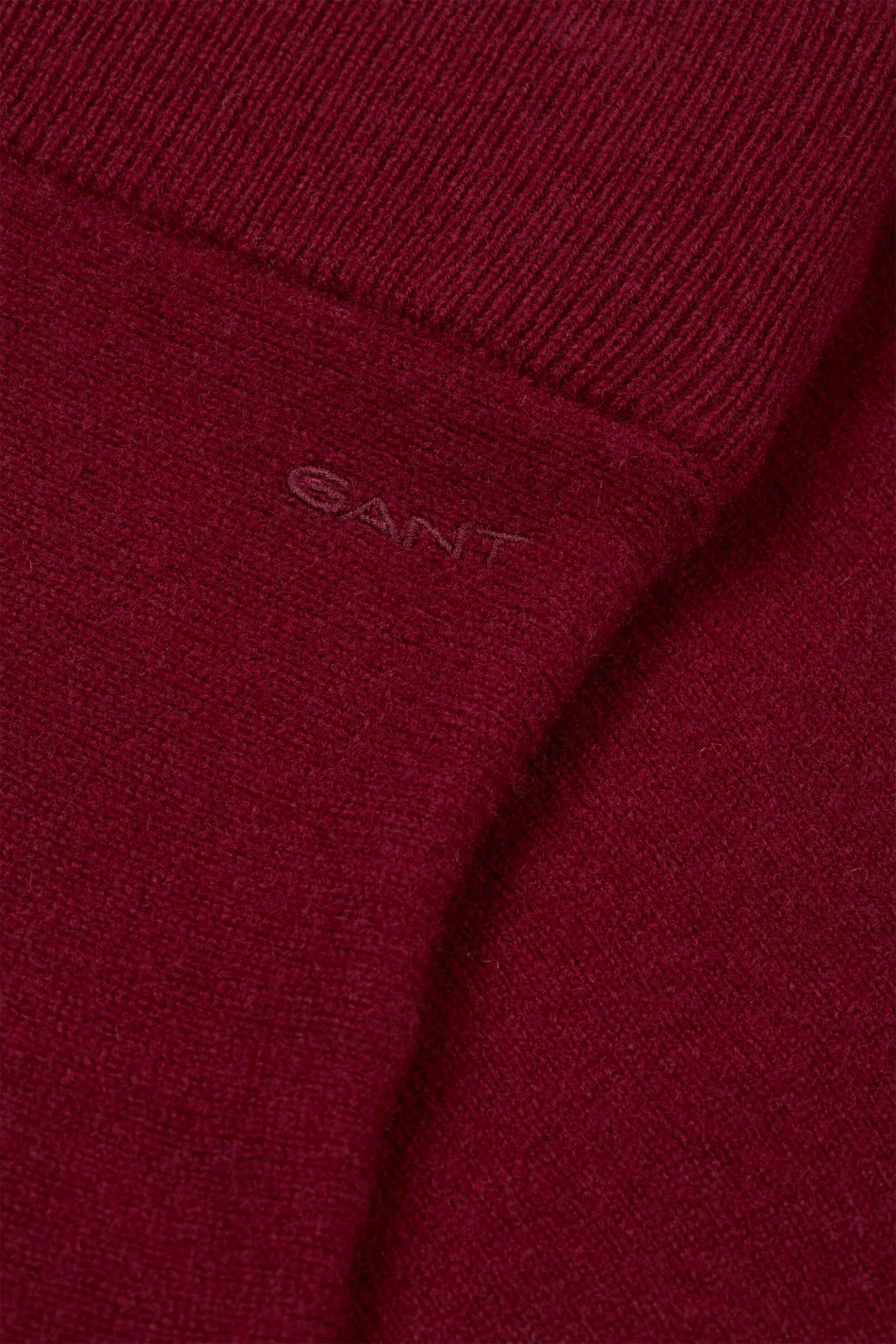 GANT Gant γυναικεία μάλλινη midi φούστα μονόχρωμη Regular Fit - 4400159 Μπορντό - 4