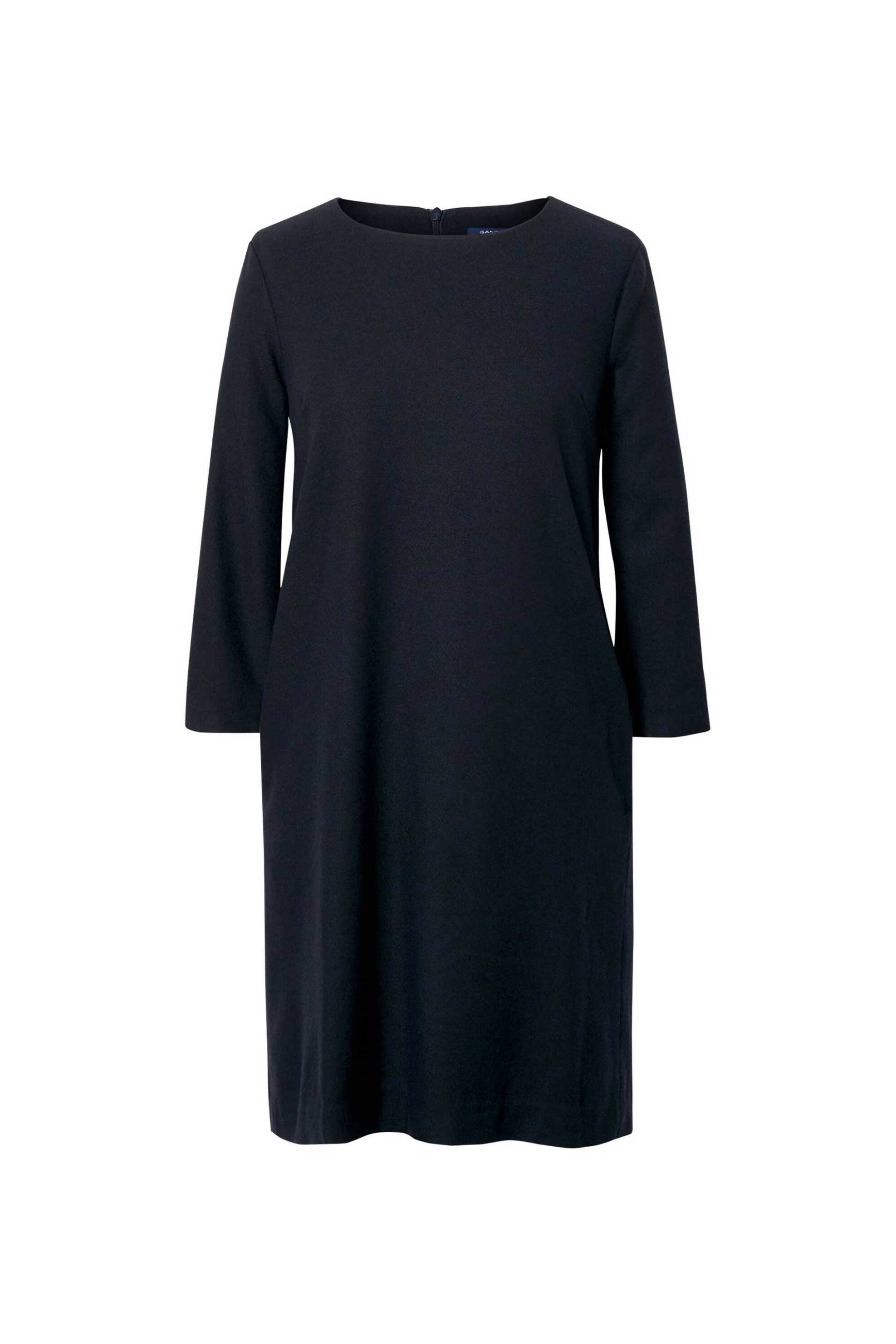 Gant γυναικείο mini φόρεμα μονόχρωμο με μανίκι 3/4 - 4501021 Μπλε Σκούρο