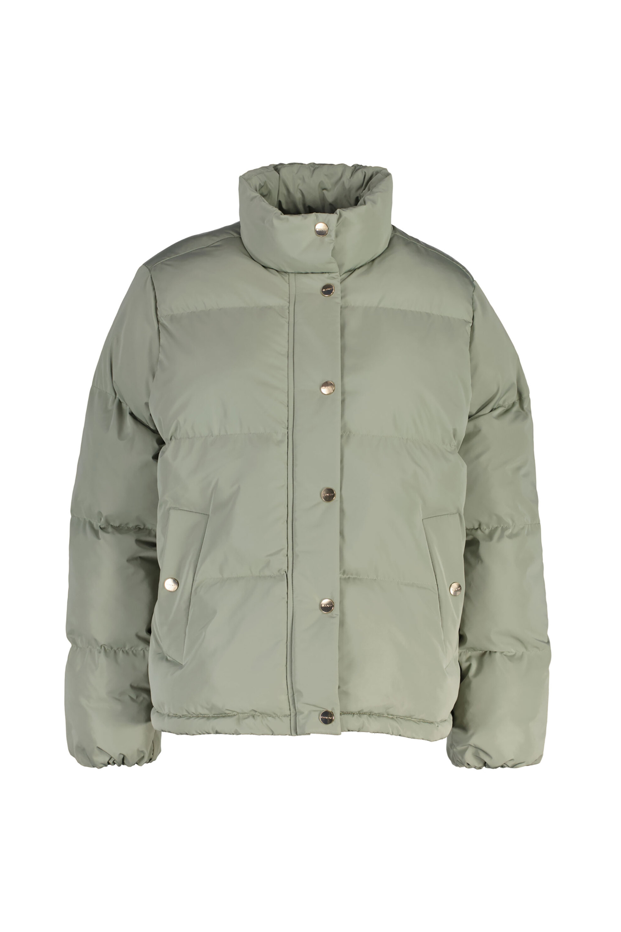 Gant γυναικείο μπουφάν καπιτονέ με ψηλό γιακά - 4700393 Πράσινο Φυστικί