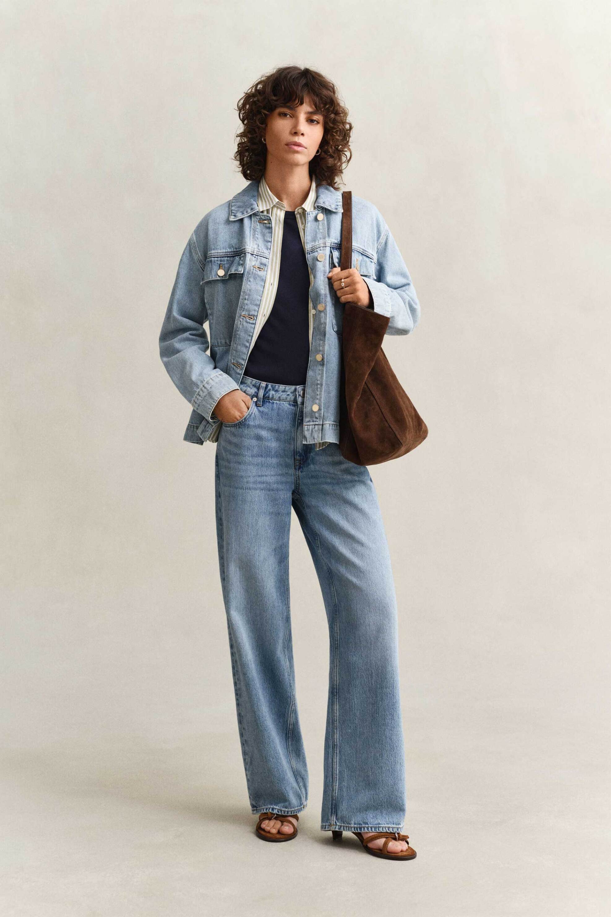 GANT Gant γυναικείο denim jacket Relaxed Fit - 4700408 Denim Blue Ανοιχτό - 2