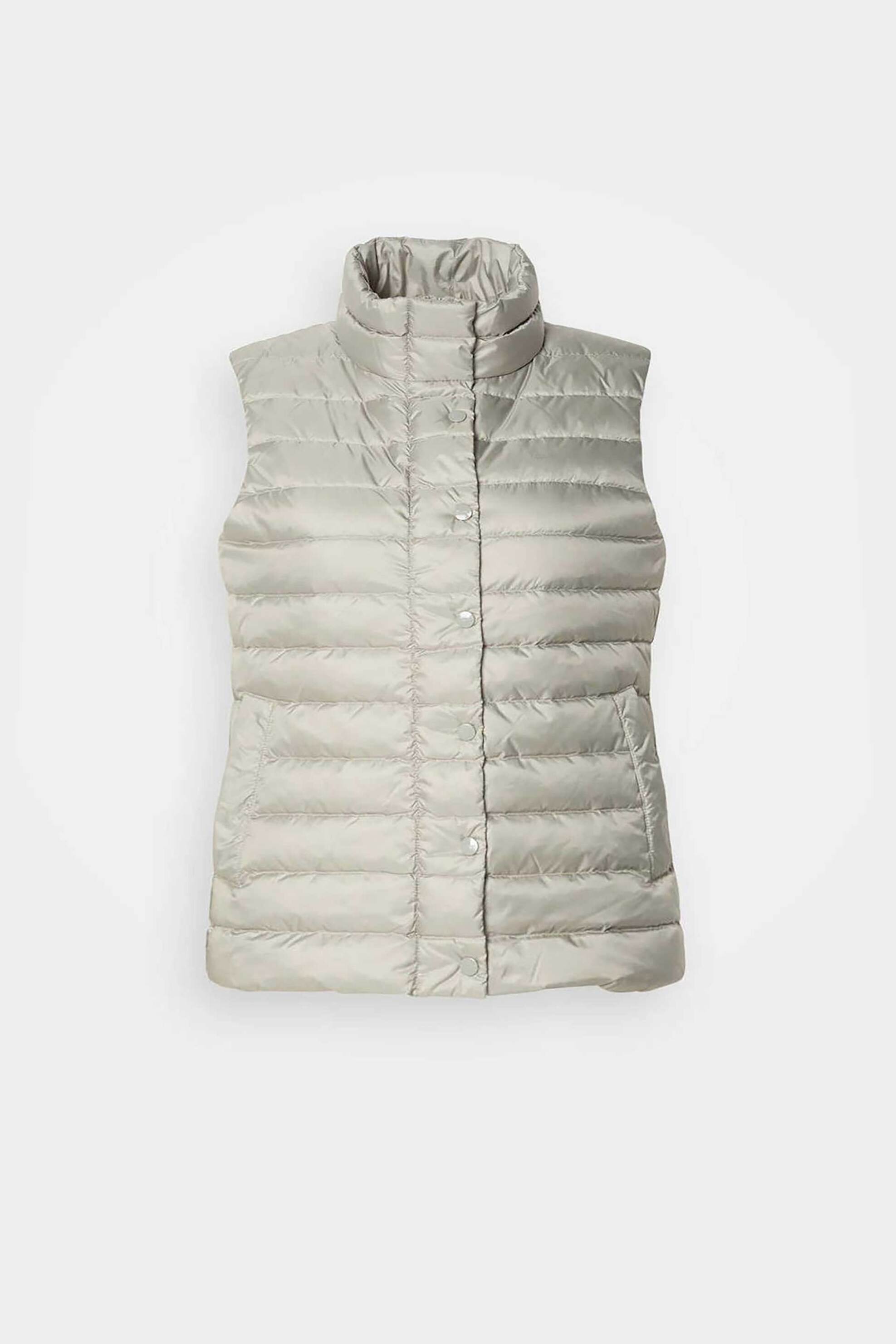 GANT Gant γυναικείο μπουφάν καπιτονέ αμάνικο - 4700480 Βεραμάν Ανοιχτό