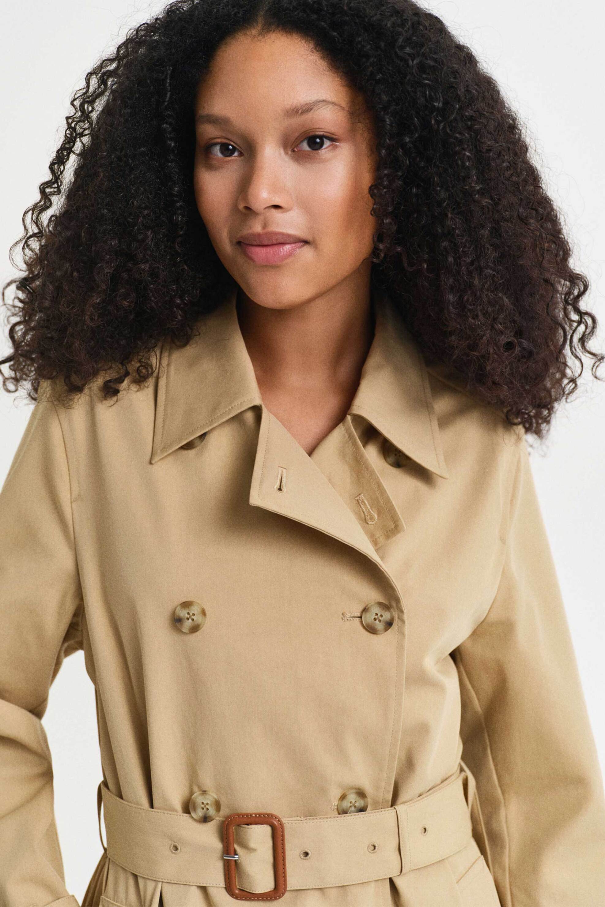 Gant γυναικεία καπαρντίνα αδιάβροχη Regular Fit - 4751141 Μπεζ φωτογραφία