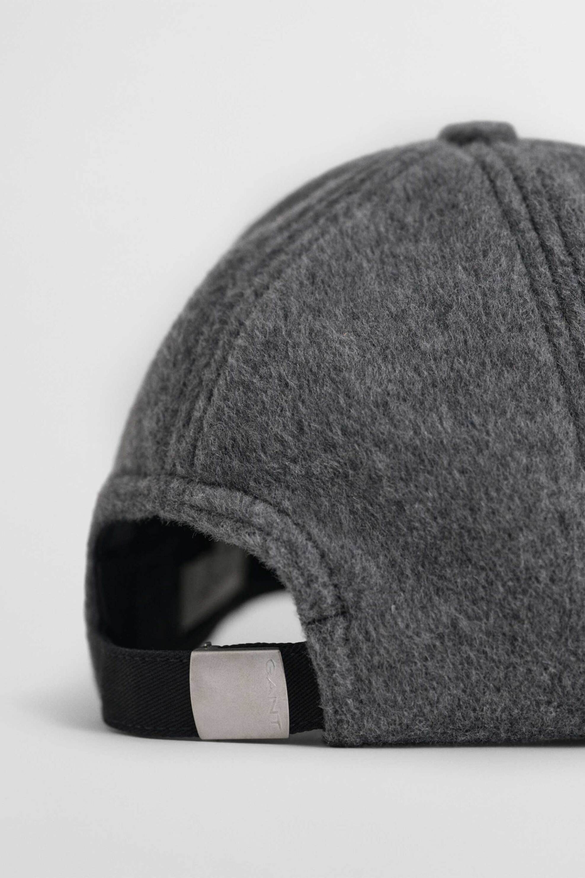 Gant γυναικείο μάλλινο καπέλο jockey μονόχρωμο - 4900092 Ανθρακί φωτογραφία