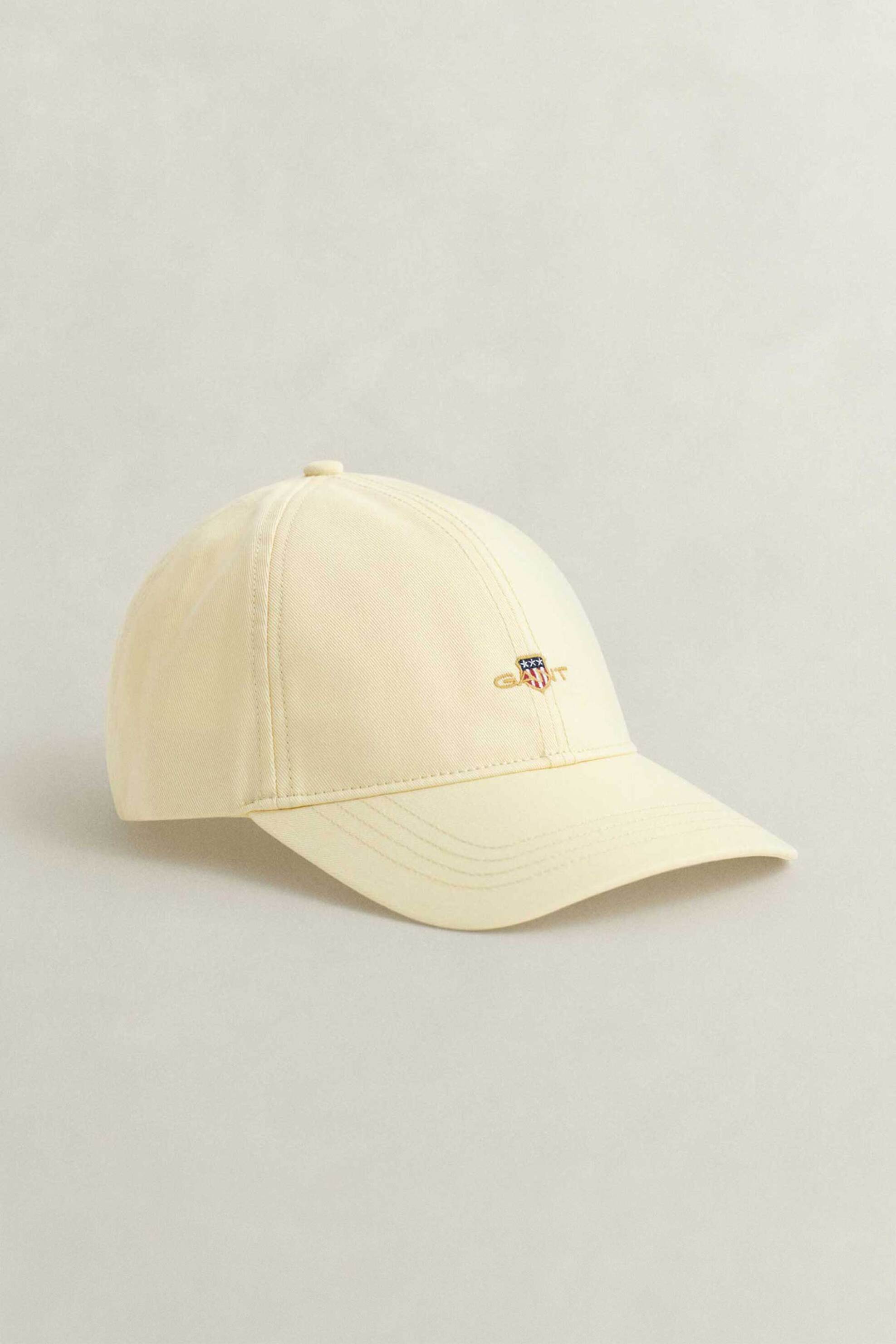 GANT Gant γυναικείο καπέλο jockey με κεντημένο λογότυπο - 4901000 Κίτρινο Ανοιχτό