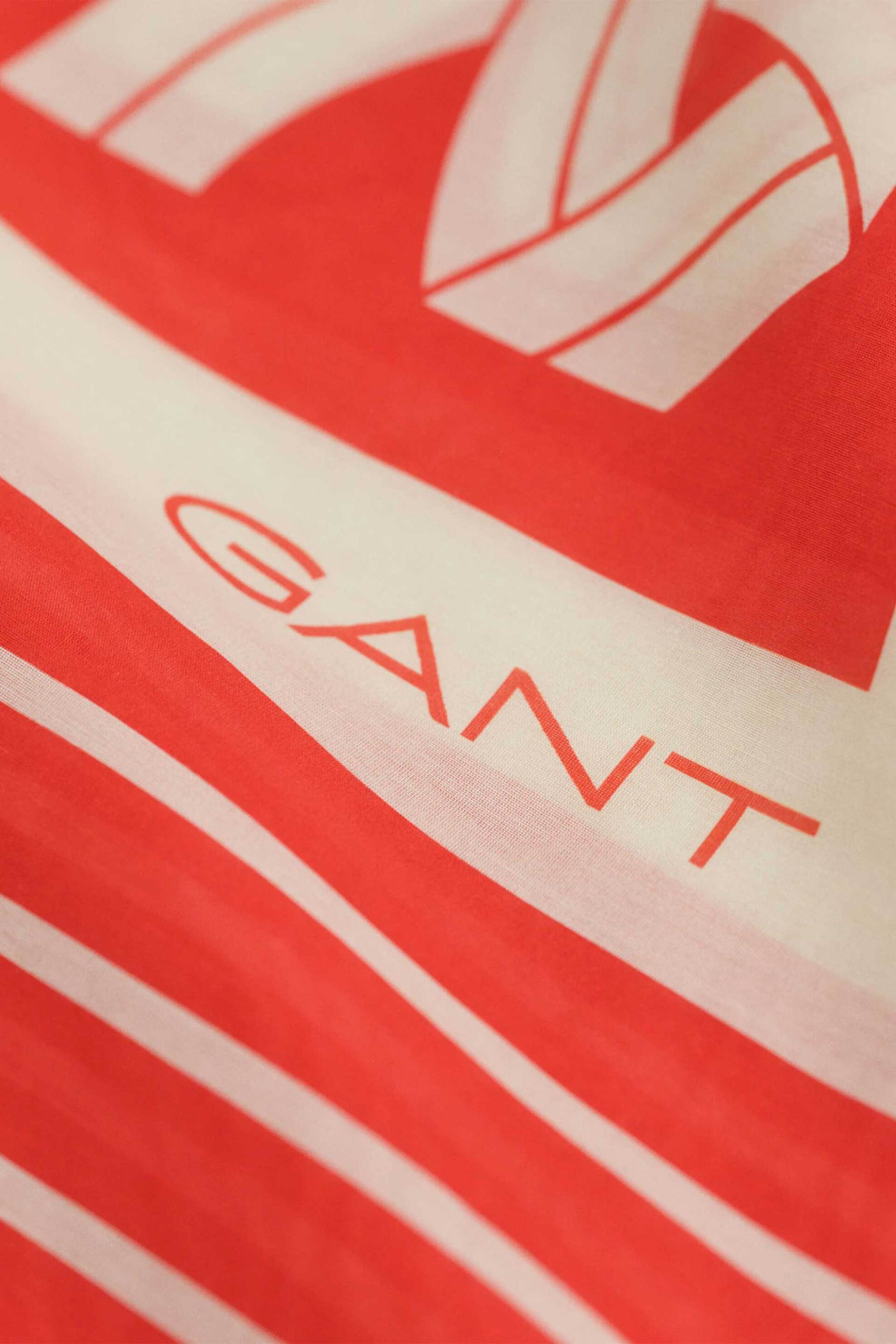 Gant γυναικείο φουλάρι με G pattern και περιεκτικότητα σε μετάξι - 4920249 Πορτοκαλί φωτογραφία