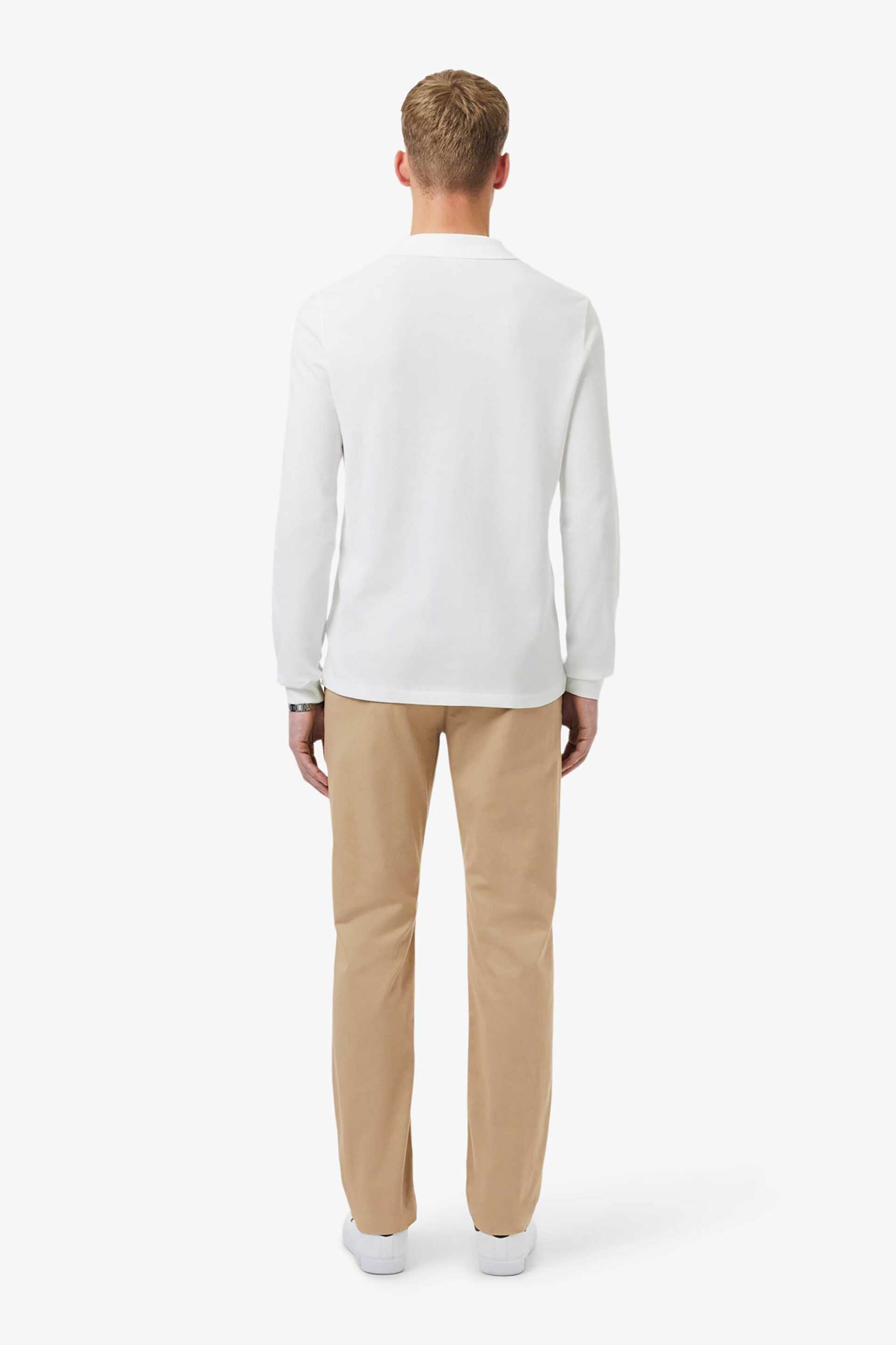 Lacoste Ανδρικό Παντελόνι Chino Stretch Twill Slim Fit (34L) - Hh1965 Μπεζ