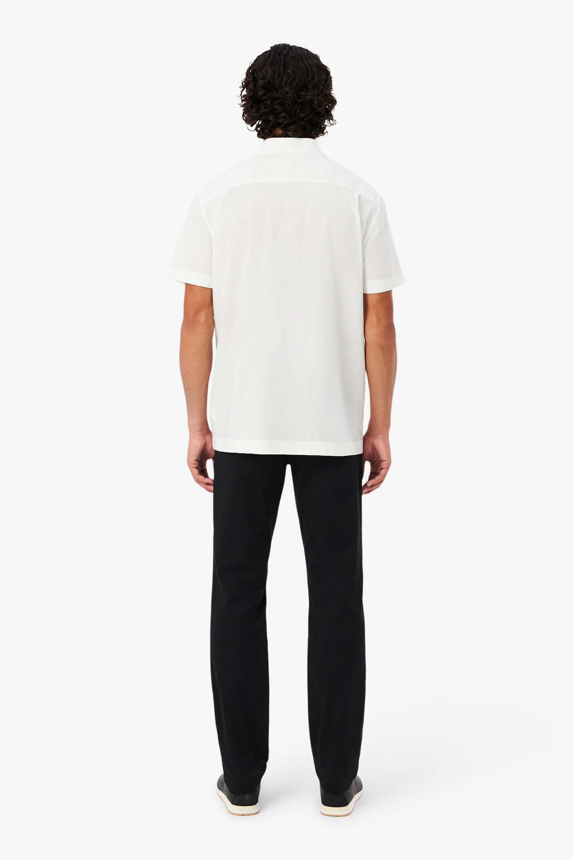 Lacoste Ανδρικό Παντελόνι Chino Stretch Twill Slim Fit (34L) - Hh1965 Μαύρο