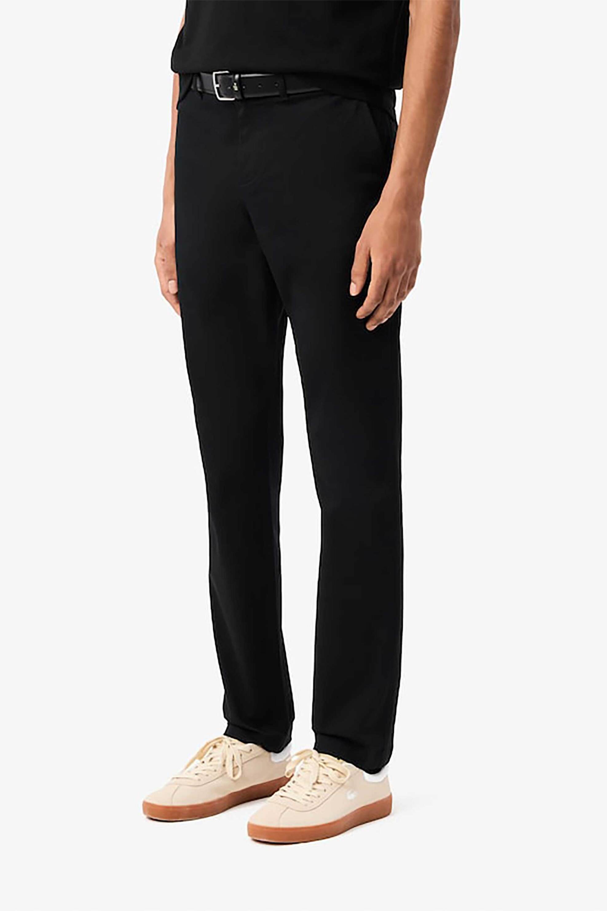 Lacoste ανδρικό παντελόνι chino stretch Slim Fit (34L) - HH3463-00 Μαύρο φωτογραφία
