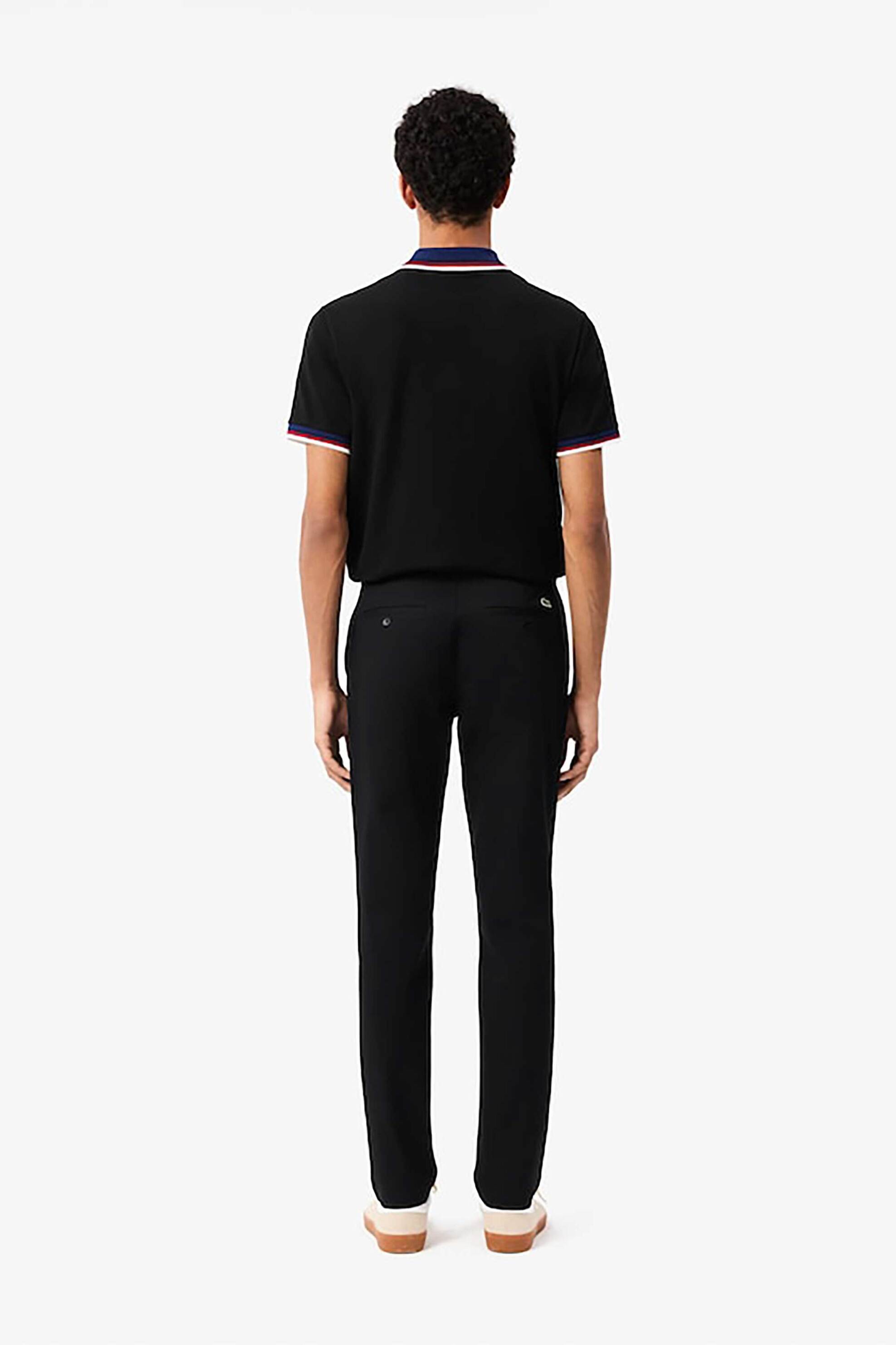 Lacoste ανδρικό παντελόνι chino stretch Slim Fit (34L) - HH3463-00 Μαύρο φωτογραφία