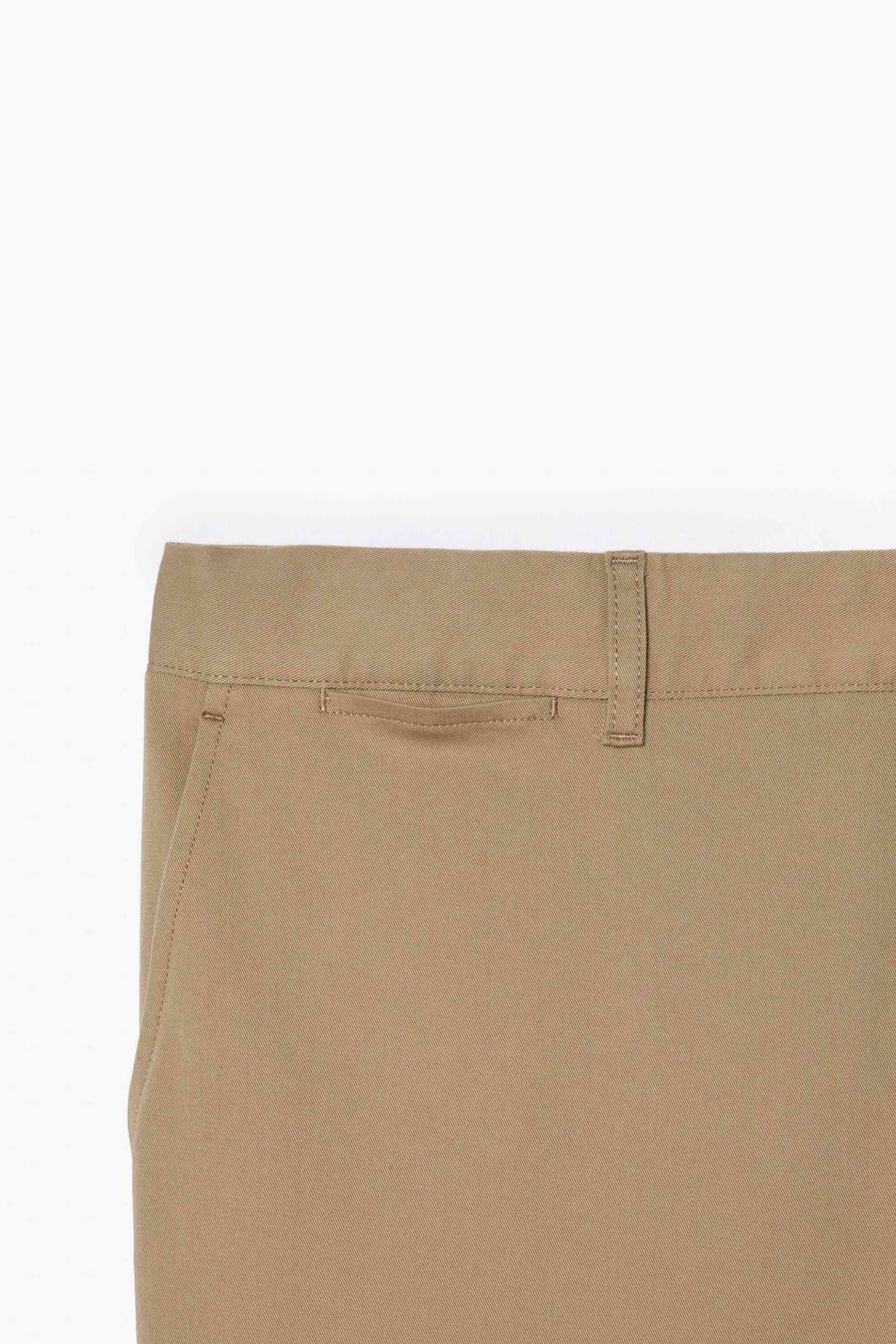 Lacoste ανδρικό παντελόνι chino stretch Slim Fit (34L) - HH3463-00 Μπεζ φωτογραφία