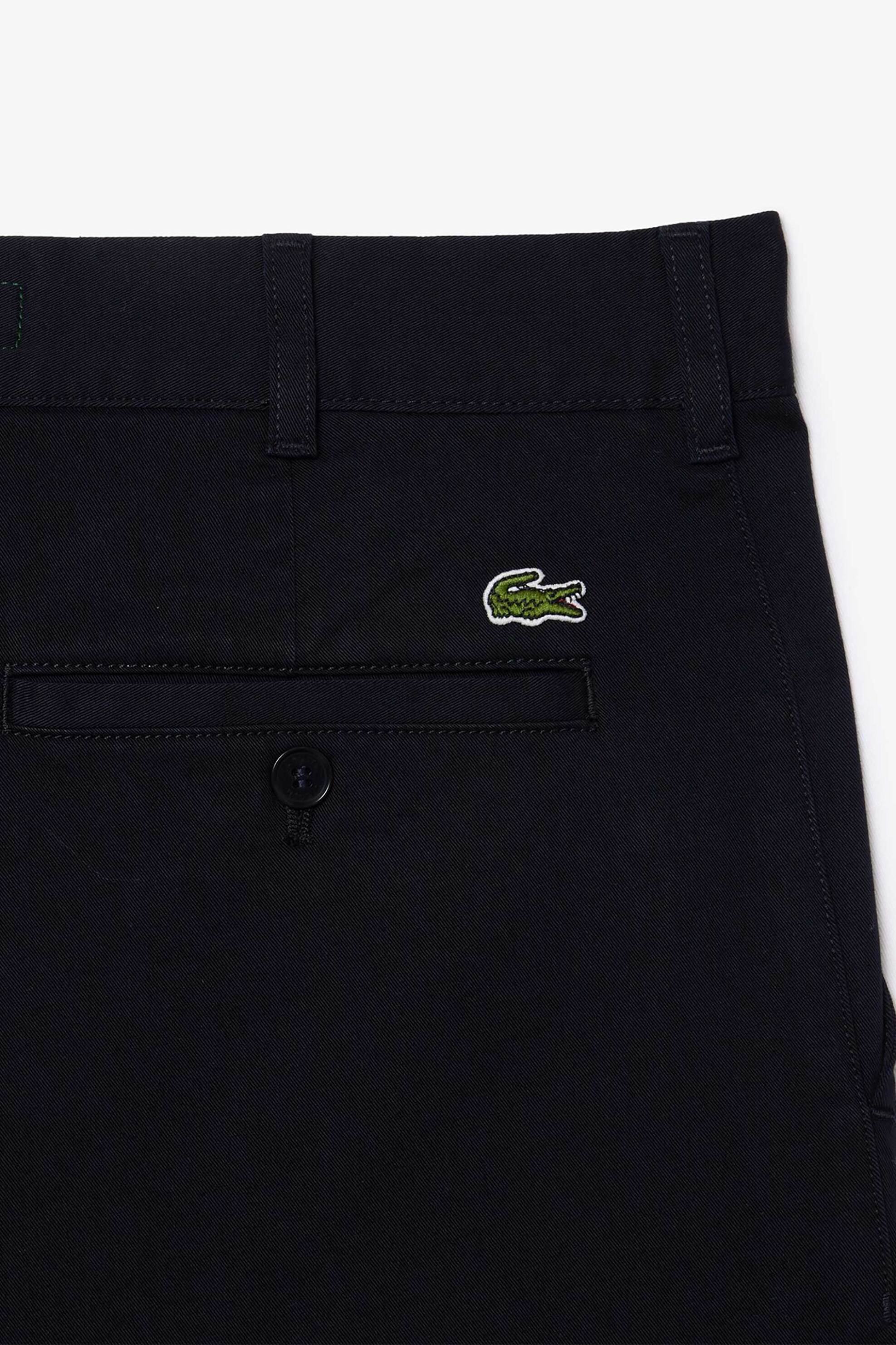 Lacoste ανδρικό παντελόνι chino stretch Slim Fit (34L) - HH3463-00 Μπλε Σκούρο φωτογραφία