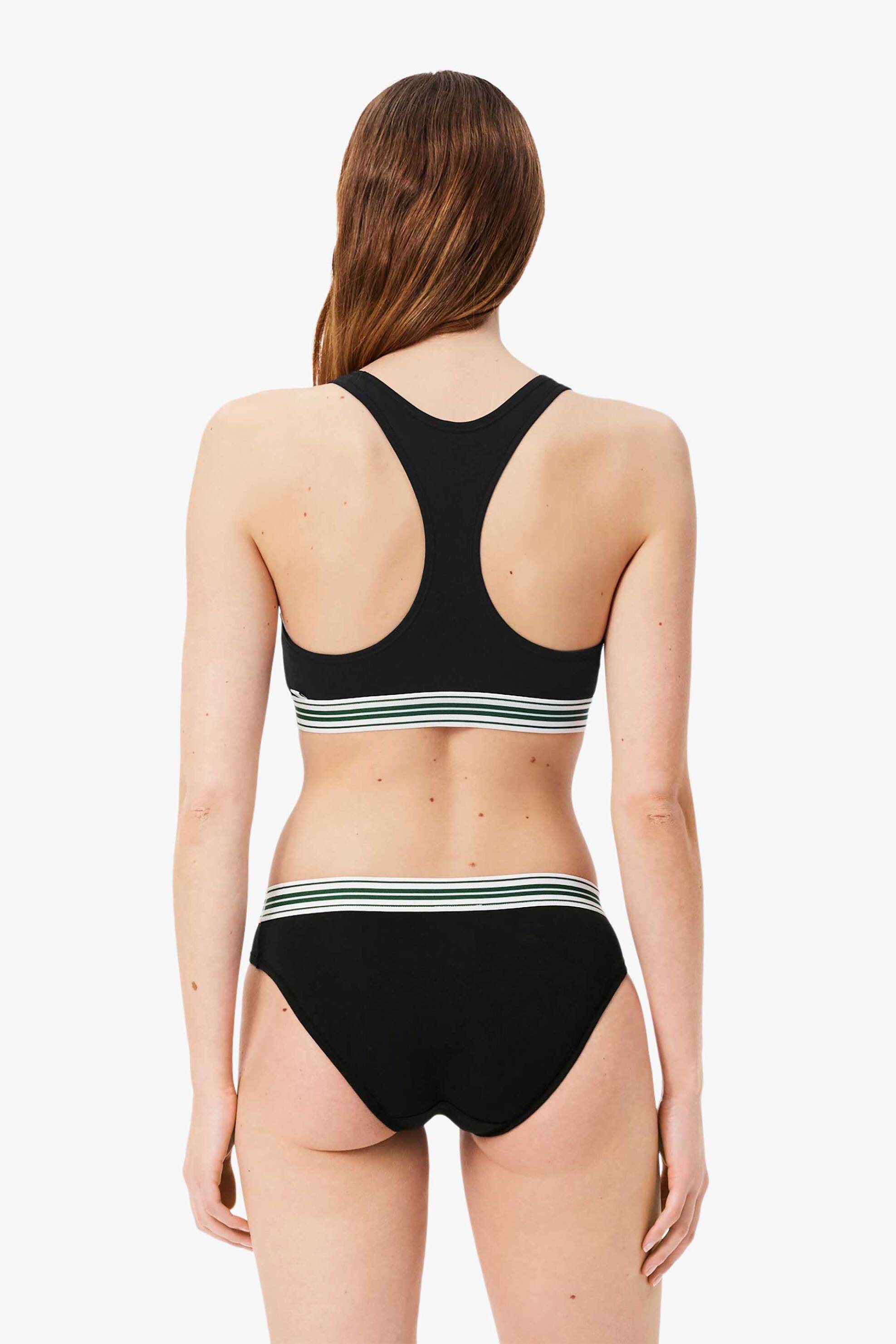 Lacoste γυναικείο εσώρουχο bralette με λογότυπο - IF8179-00 Μαύρο φωτογραφία