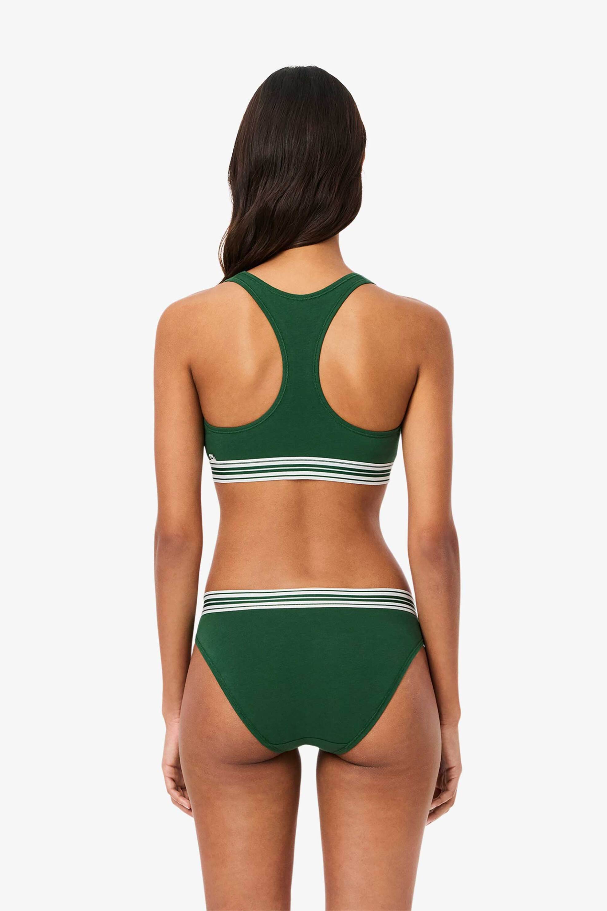 Lacoste γυναικείο εσώρουχο bralette με λογότυπο - IF8179-00 Πράσινο φωτογραφία