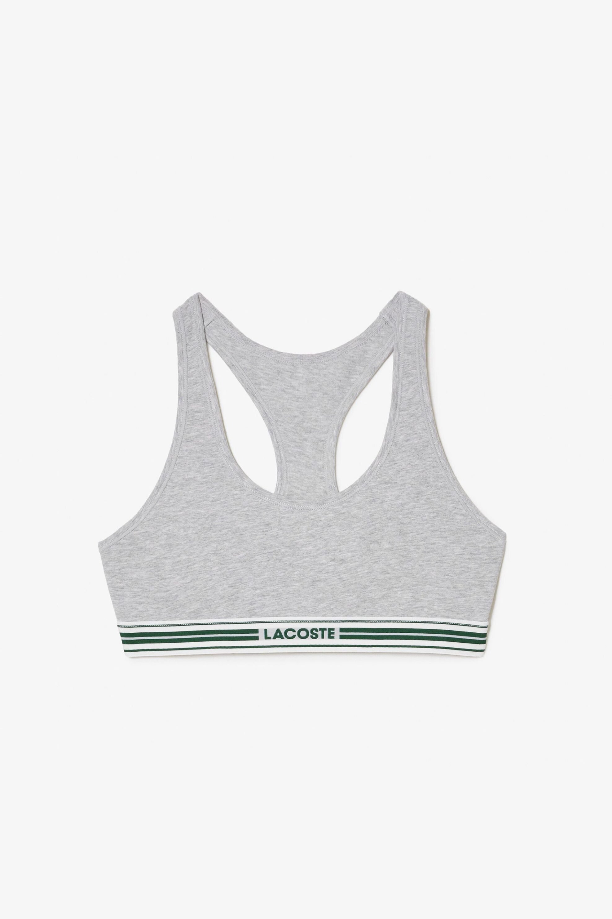 LACOSTE Lacoste γυναικείο εσώρουχο bralette με λογότυπο - IF8179-00 Γκρι