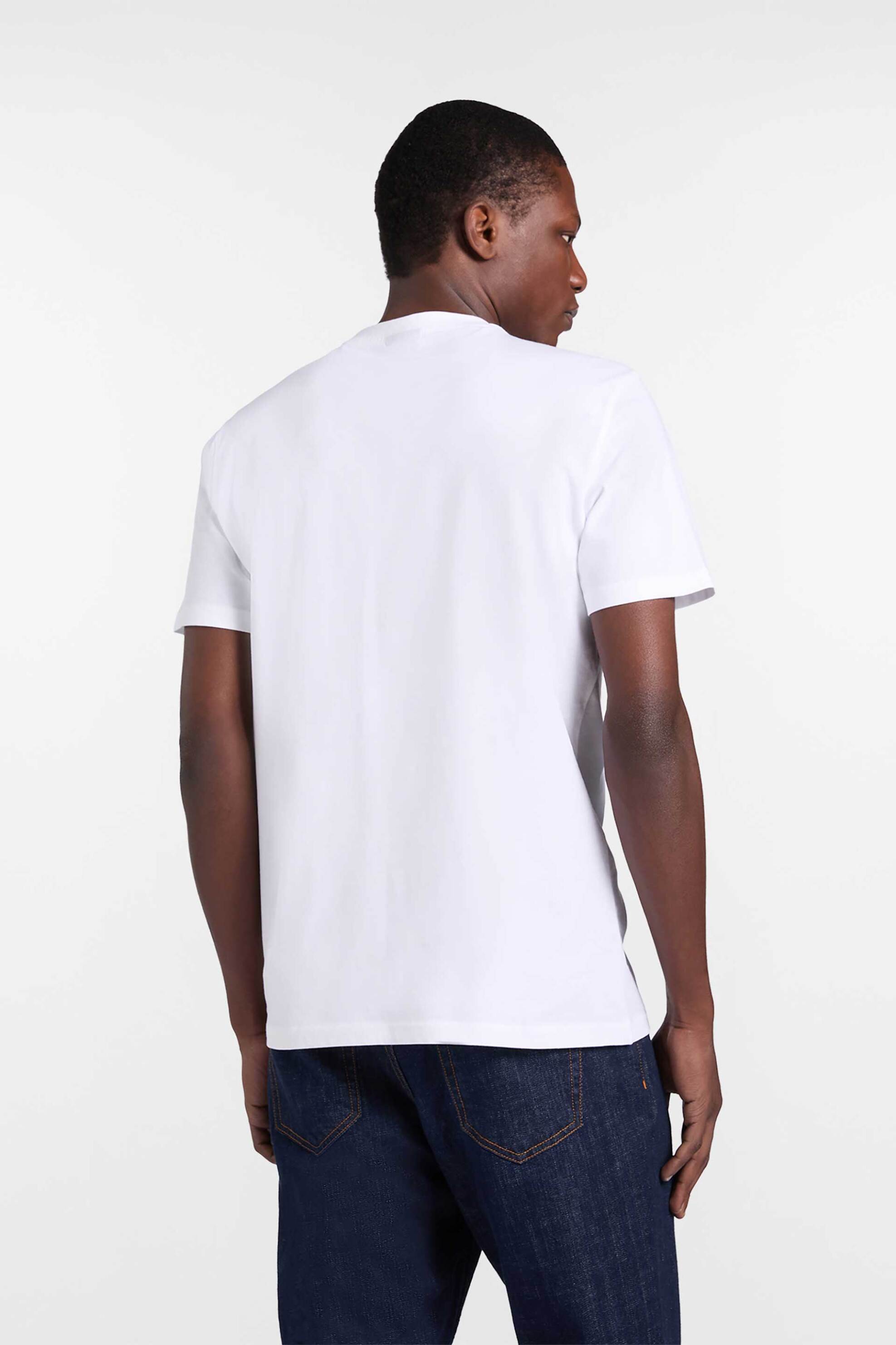 Harmont Blaine Ανδρικό T-Shirt με Λογότυπο Regular Fit - Irq400021055 Λευκό