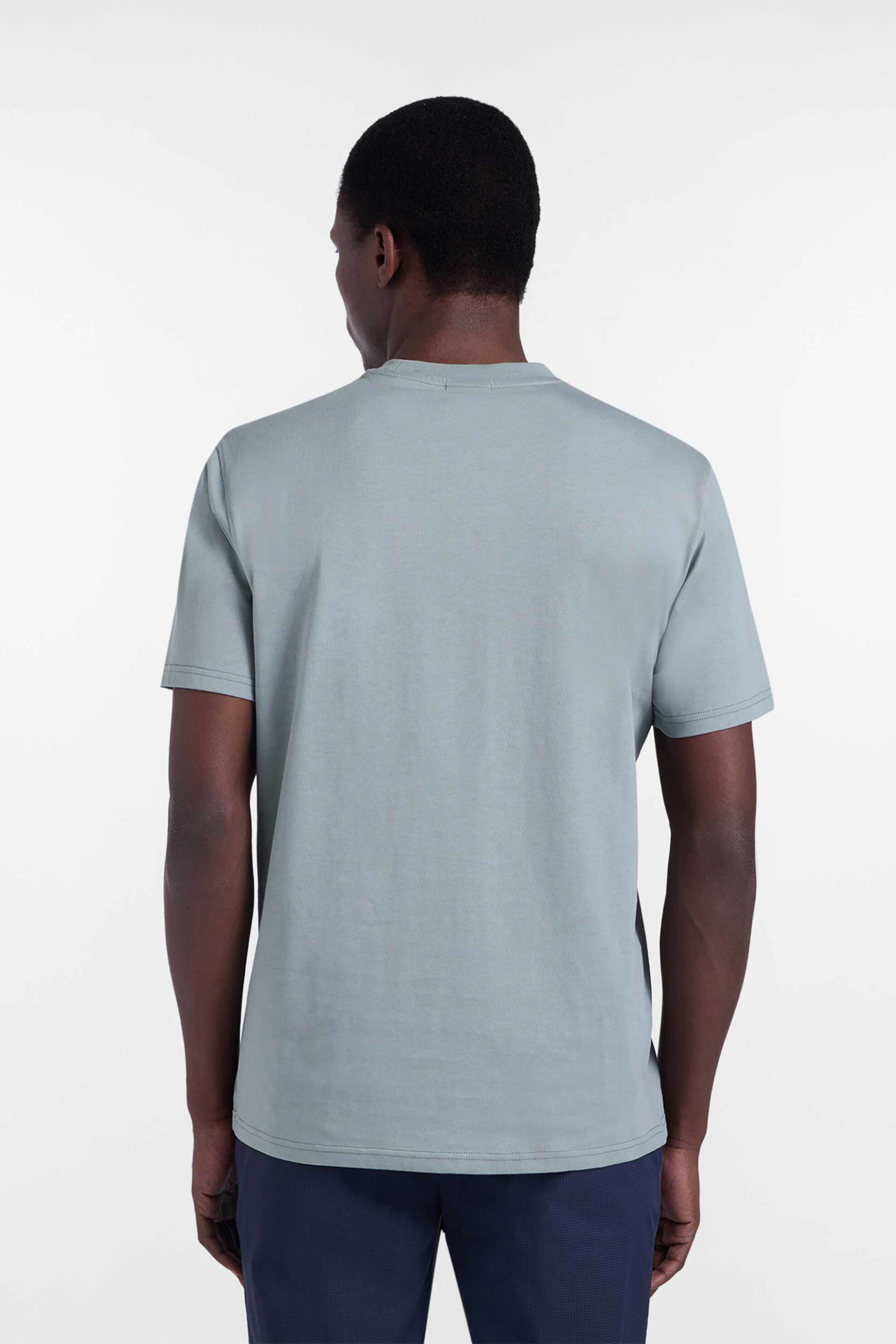 Harmont Blaine Ανδρικό T-Shirt με Vintage Logo Regular Fit - Irq412021824 Πράσινο Ανοιχτό