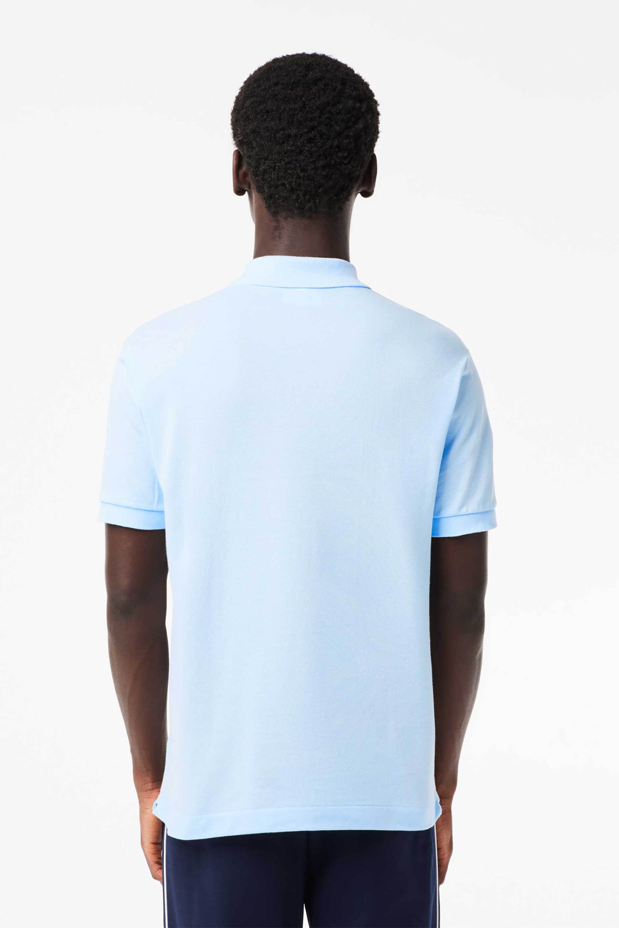 Lacoste ανδρική μπλούζα πόλο πικέ κοντομάνικη με κεντημένο λογότυπο Classic Fit - L1212 Μπλε Misty φωτογραφία