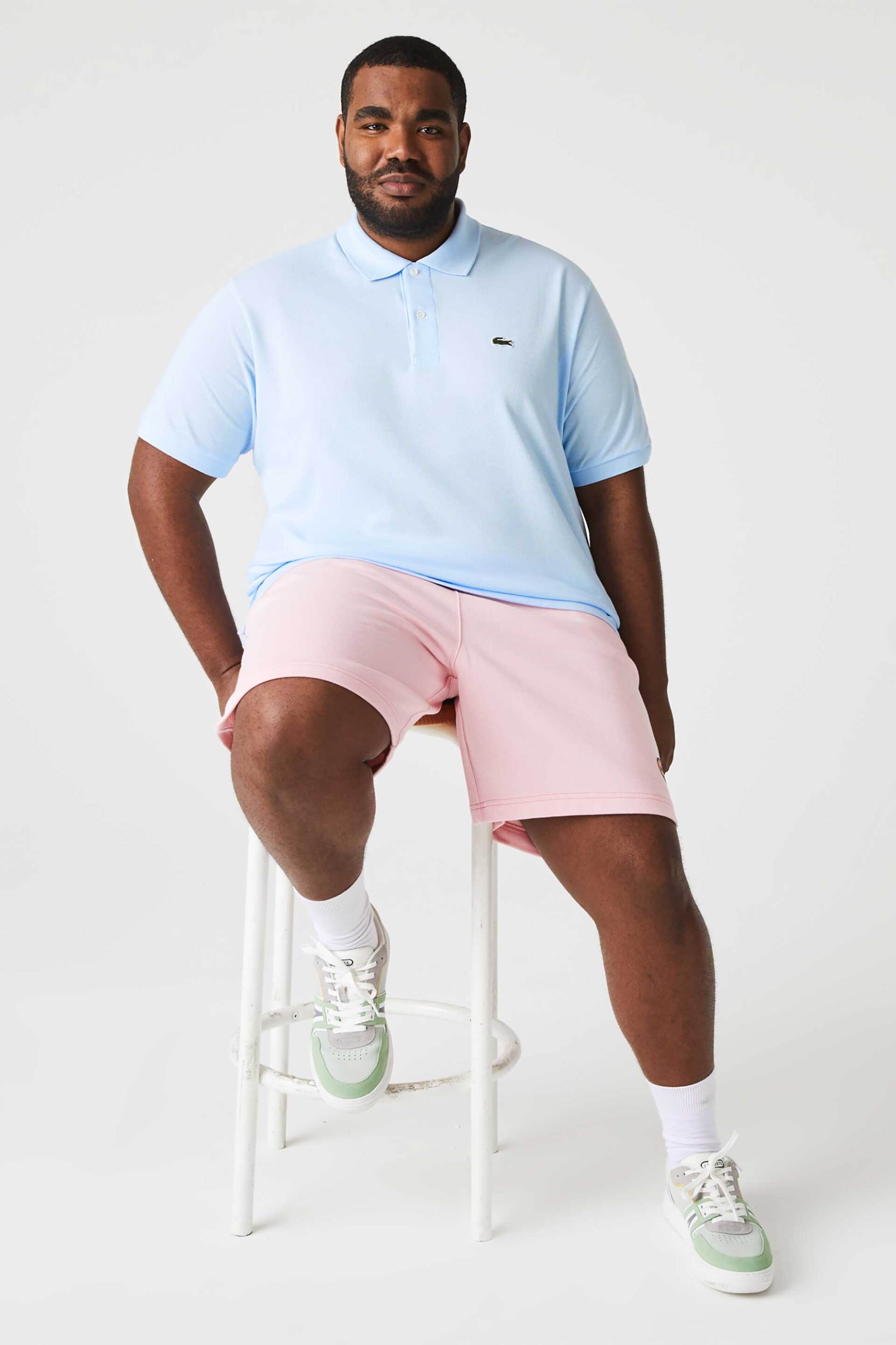 Lacoste ανδρική μπλούζα πόλο πικέ κοντομάνικη με κεντημένο λογότυπο Classic Fit - L1212 Μπλε Misty φωτογραφία