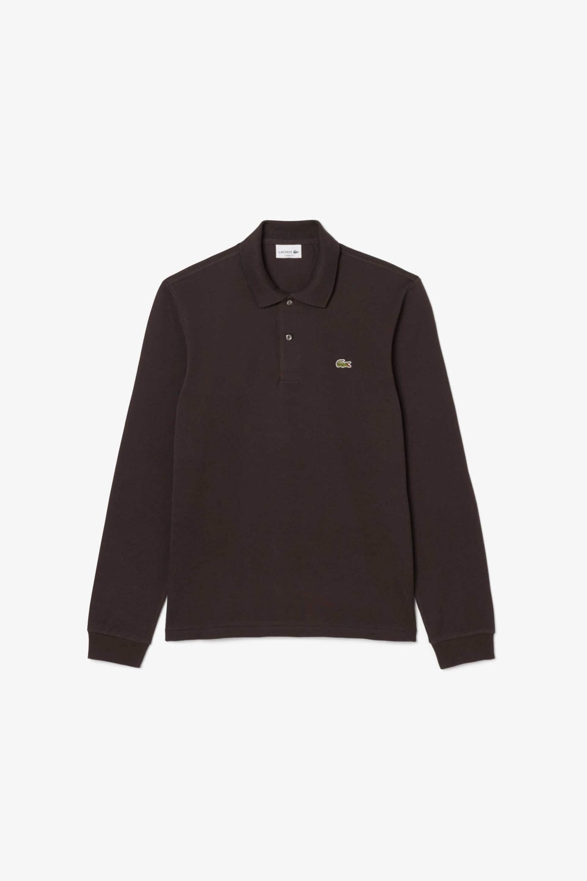 Lacoste Ανδρική Μπλούζα Πόλο Πικέ με Κεντημένο Λογότυπο Classic Fit - L1312 Καφέ