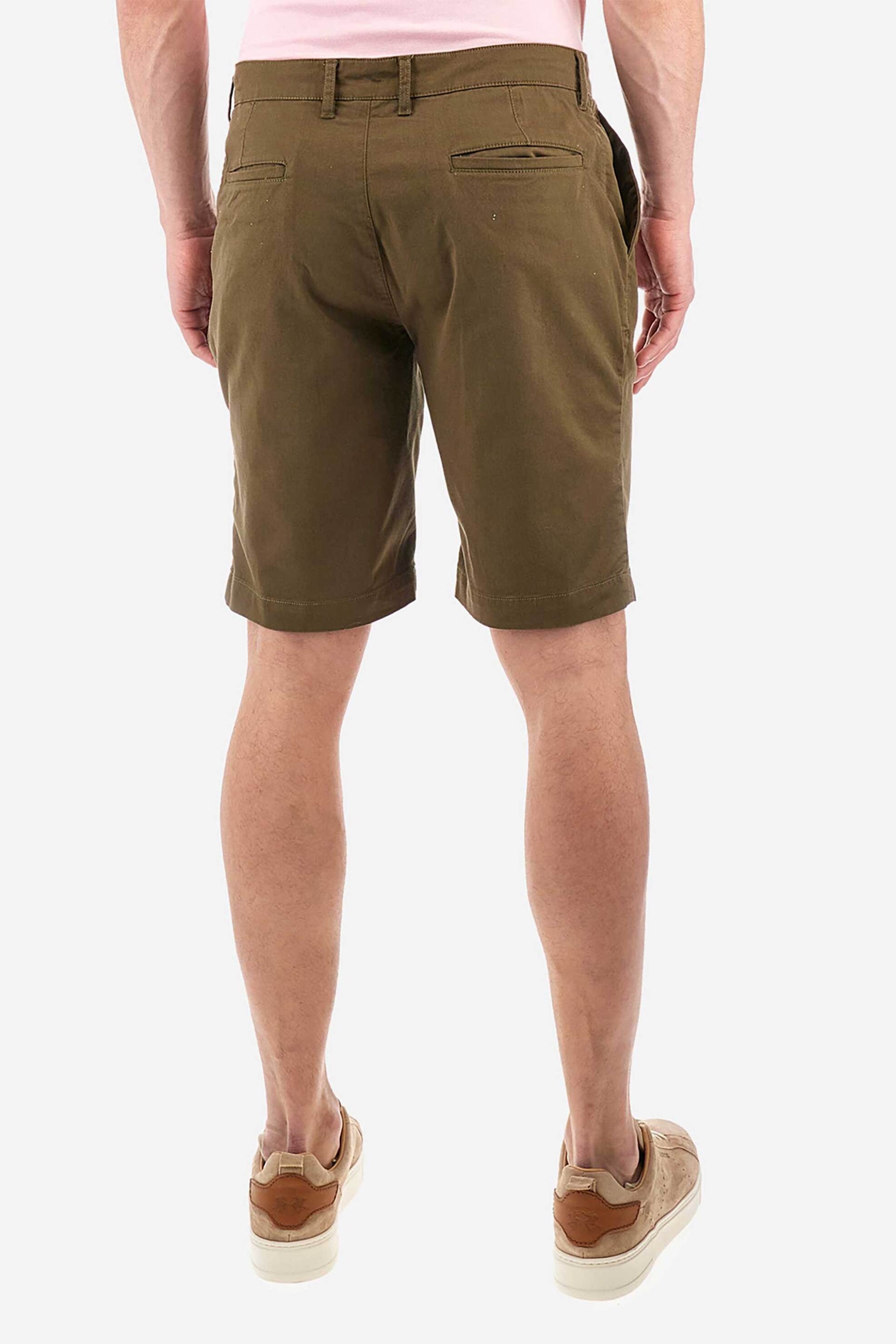 La Martina Ανδρική Chino Βερμούδα Regular Fit - Ymb008-Tw417 Χακί