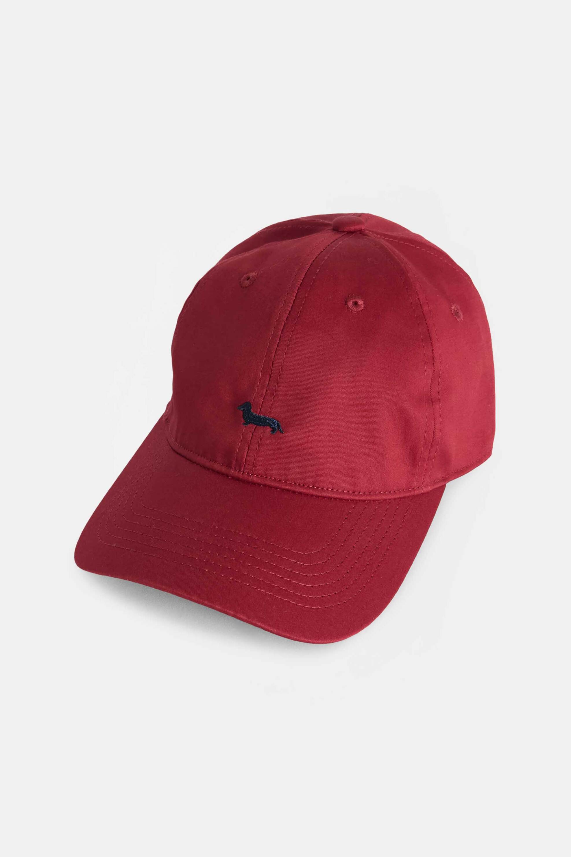 Harmont & Blaine ανδρικό καπέλο jockey με κεντημένο λογότυπο - N0Q109053303 Μπορντό