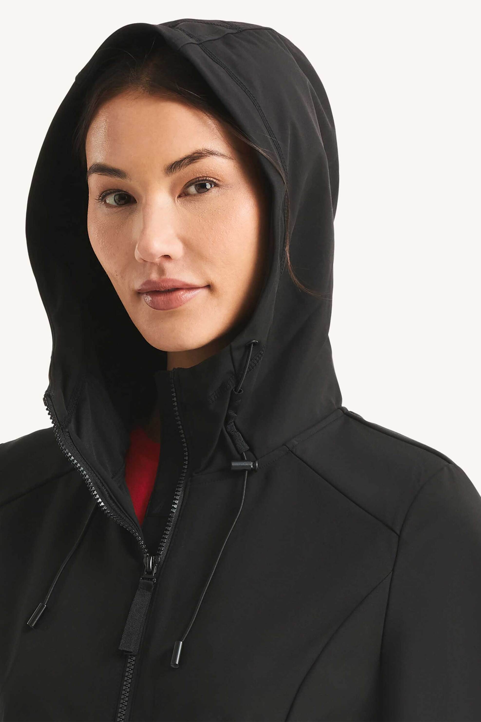 Nautica γυναικείο αδιάβροχο μπουφάν με κουκούλα Classic Fit - 117004742 Μαύρο φωτογραφία