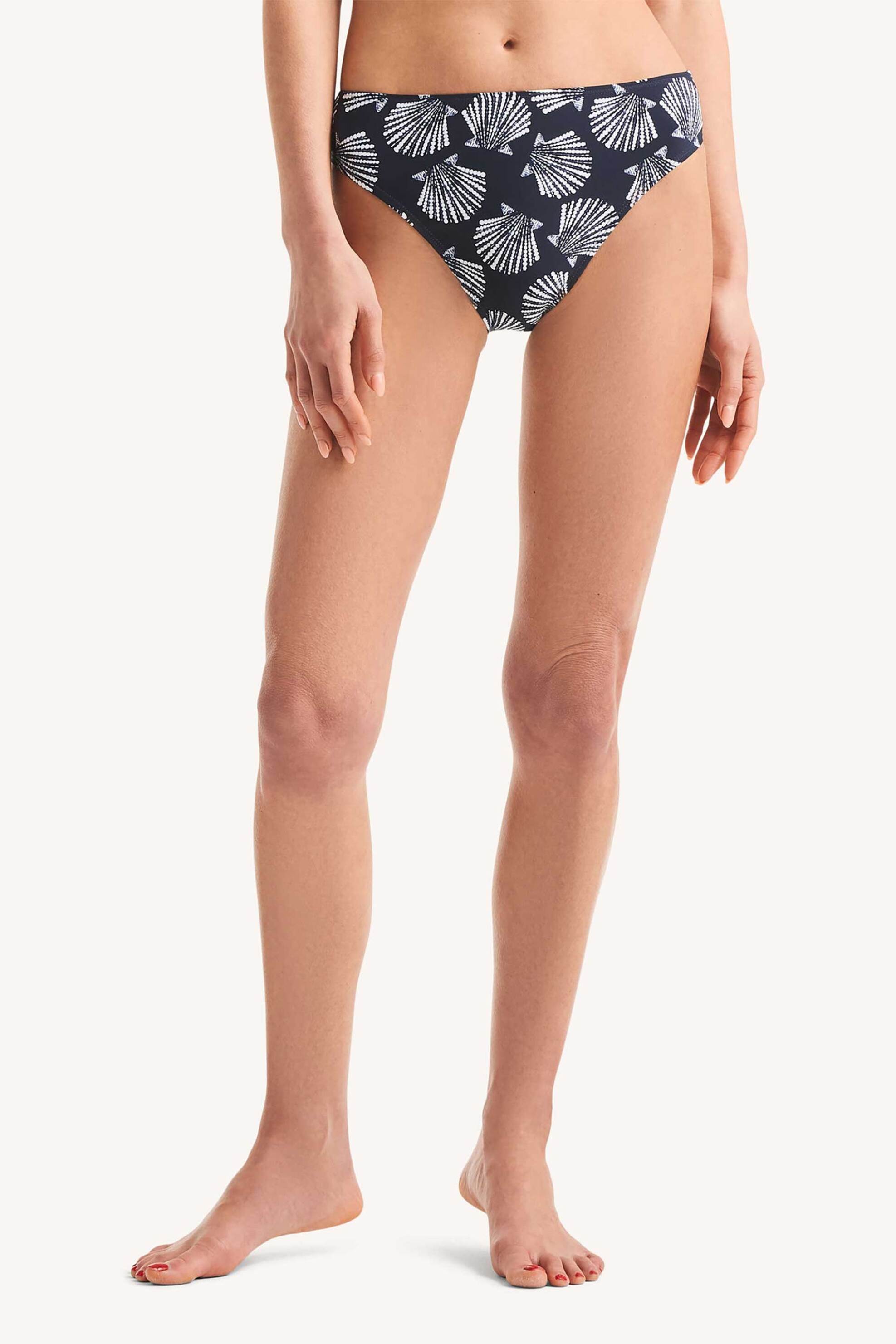 Nautica γυναικείο μαγιό μπικίνι σλιπ με all-over seashell print - 402006946 Μπλε Σκούρο φωτογραφία