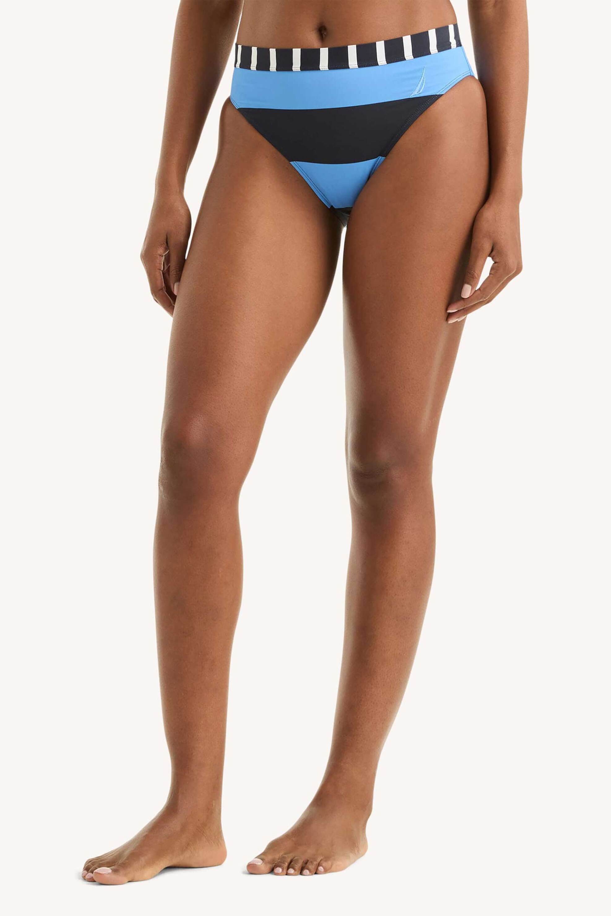 Nautica γυναικείο μαγιό μπικίνι σλιπ με ριγέ σχέδιο - 402009138 Μπλε φωτογραφία