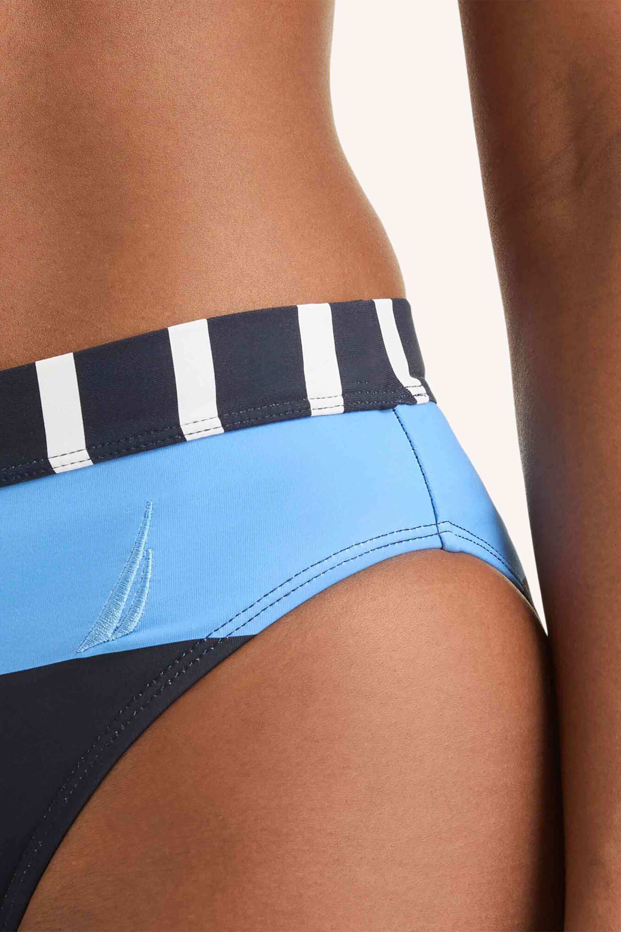 Nautica γυναικείο μαγιό μπικίνι σλιπ με ριγέ σχέδιο - 402009138 Μπλε φωτογραφία