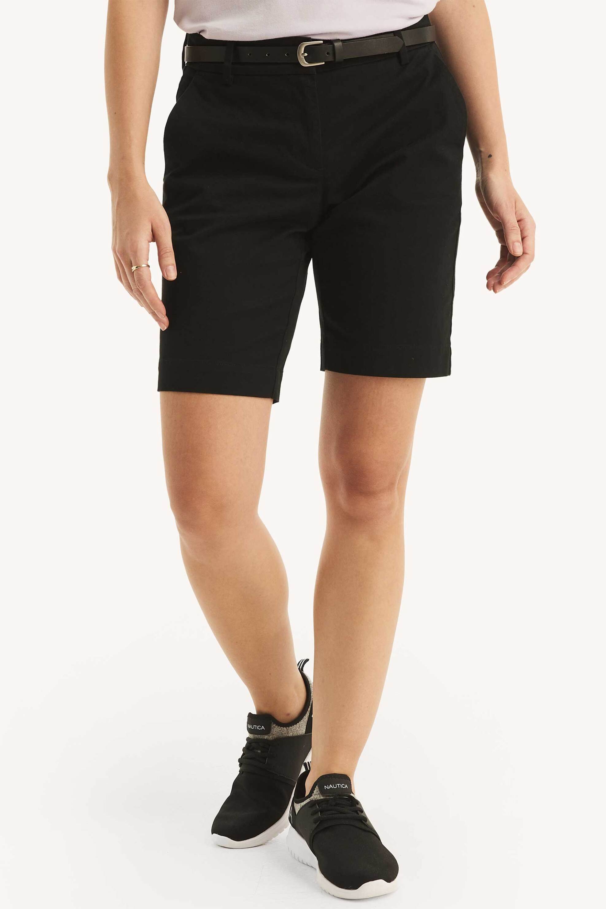 NAUTICA Nautica γυναικεία βερμούδα chino Classic Fit - 45B702 Μαύρο - 2