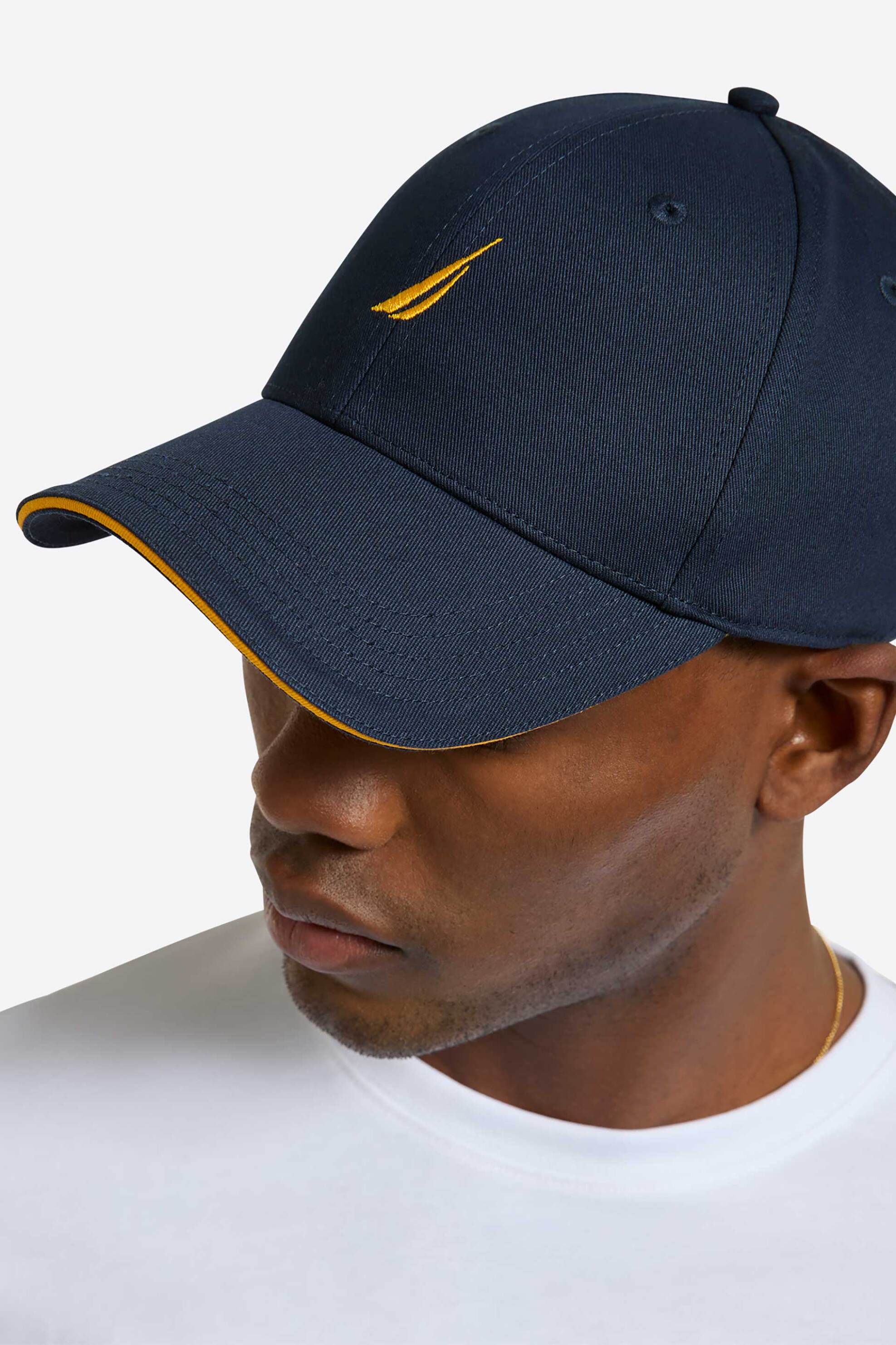 Nautica ανδρικό καπέλο jockey με λογότυπο "Brook" - N1AR3103 Μπλε Σκούρο φωτογραφία