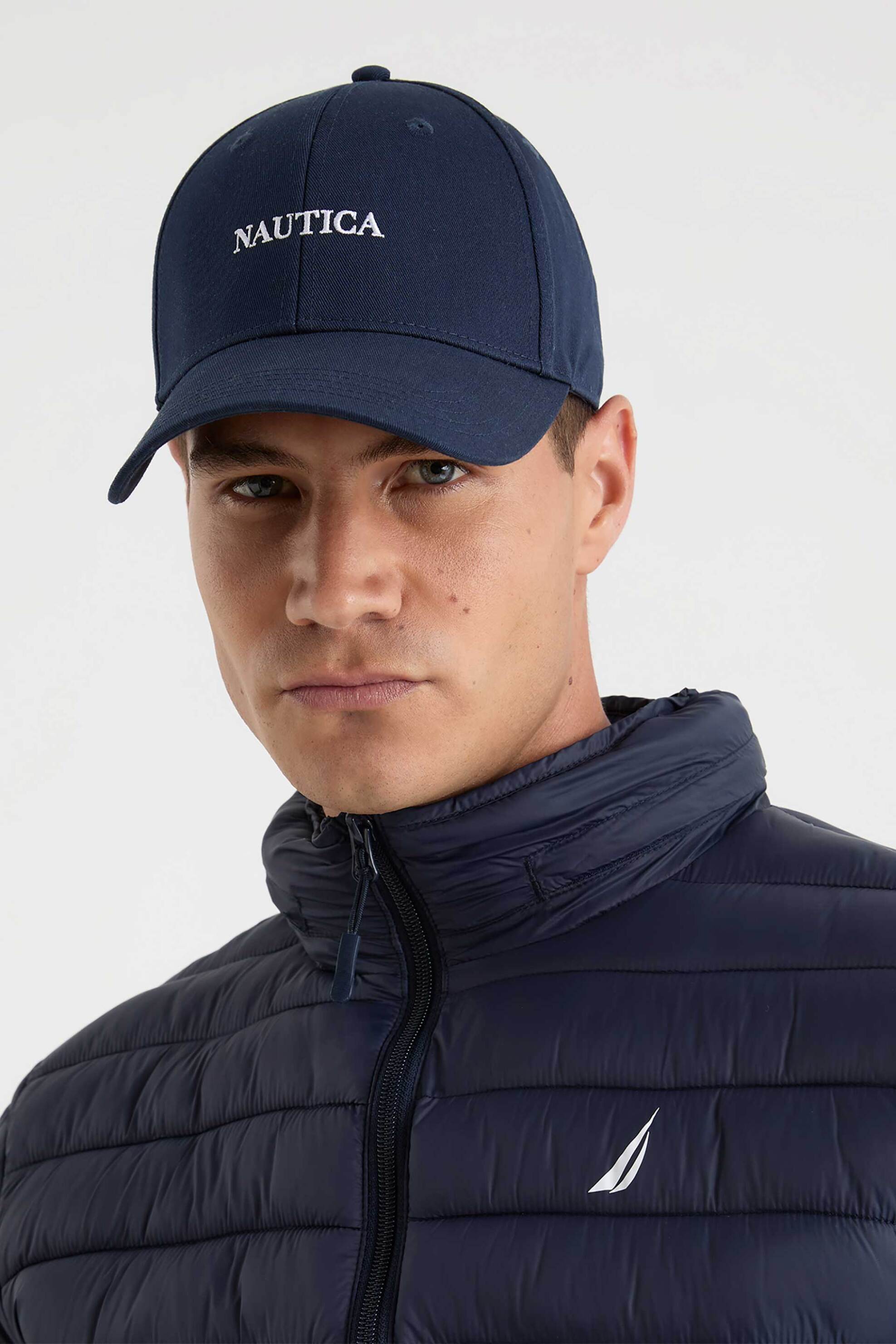 Nautica Ανδρικό Καπέλο Jockey με Λογότυπο Heri - N1Ax4326 Μπλε Σκούρο