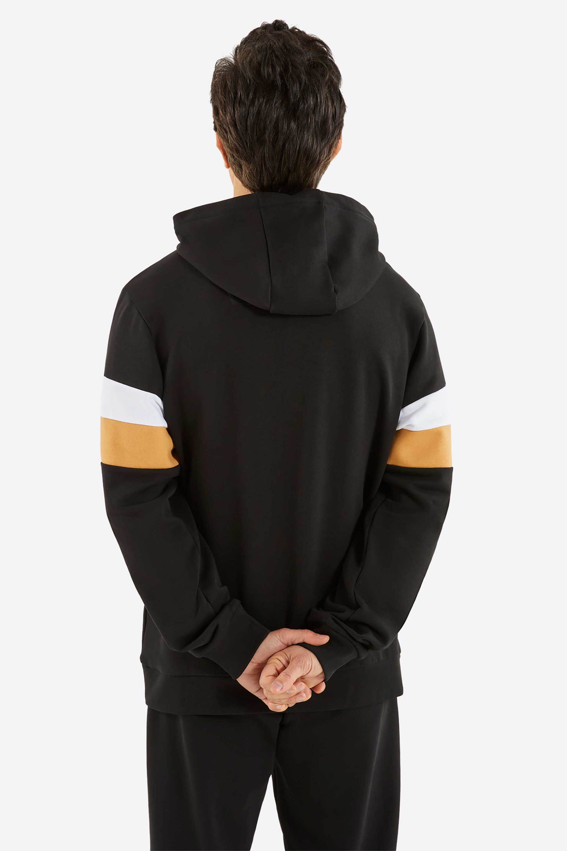 Nautica ανδρική μπλούζα φούτερ με κουκούλα και contrast λεπτομέρειες - N1P02314 Μαύρο φωτογραφία