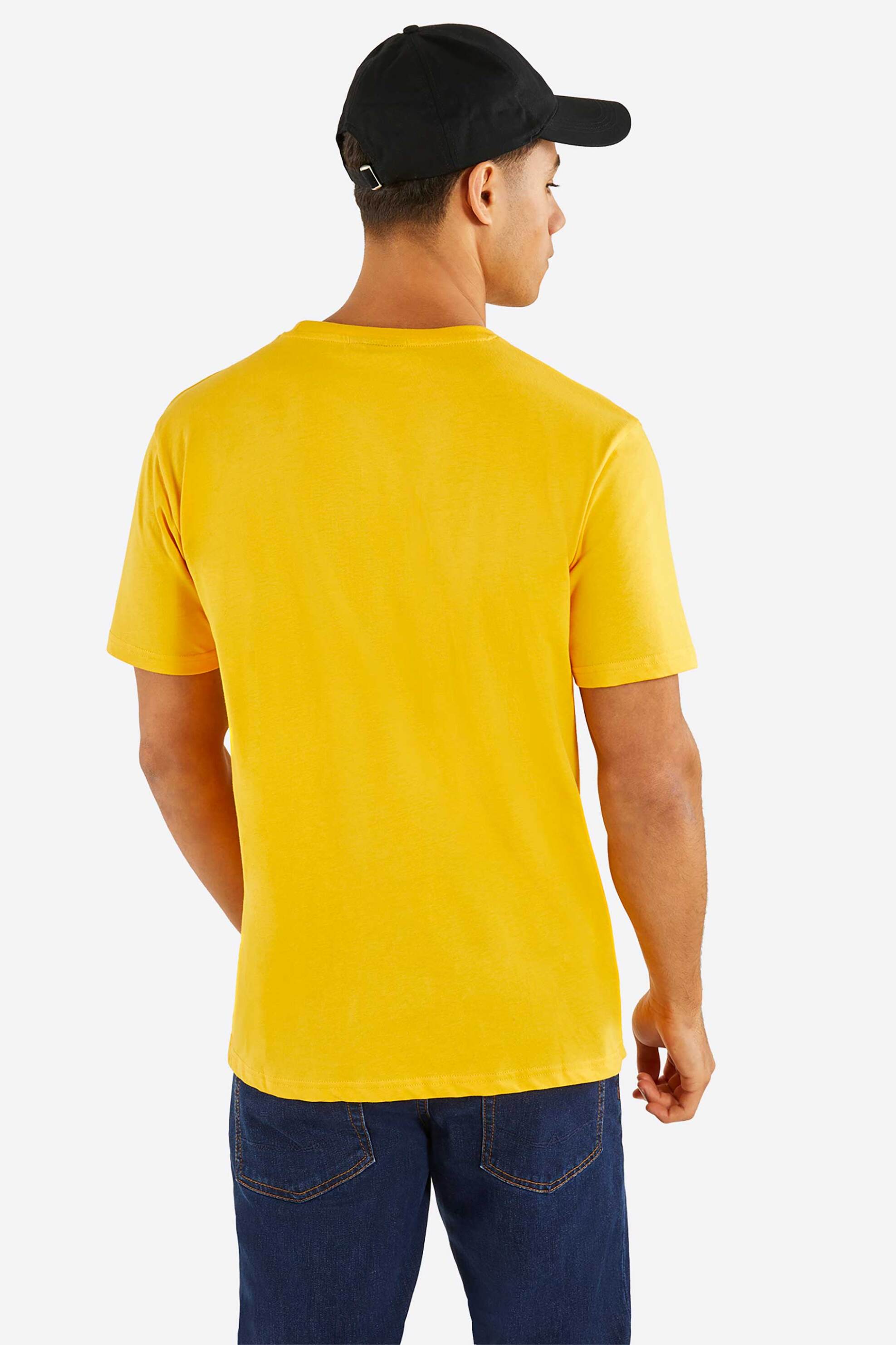 Nautica ανδρικό T-shirt με graphic logo print - N1P02347 Κίτρινο φωτογραφία