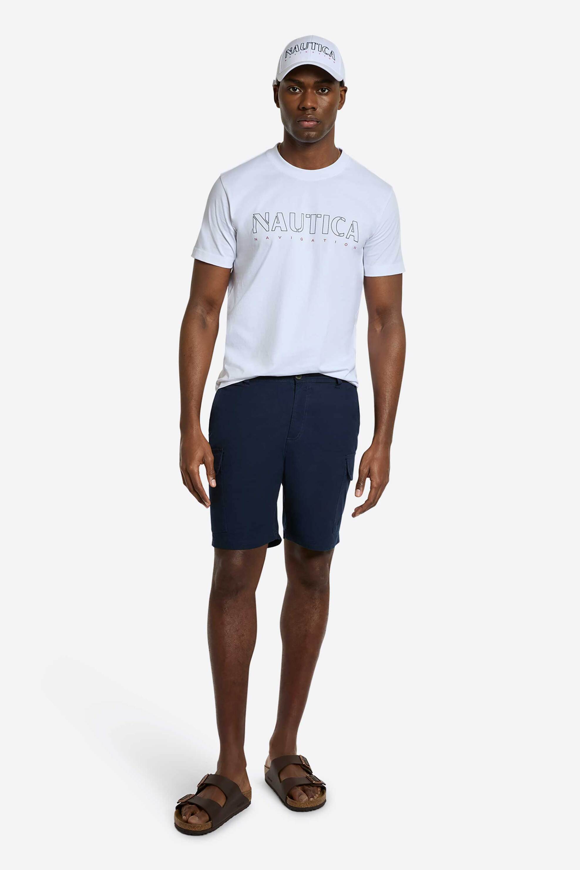 NAUTICA Nautica ανδρική βερμούδα cargo Regular Fit "Bartholomew" - N1R03002 Μπλε Σκούρο