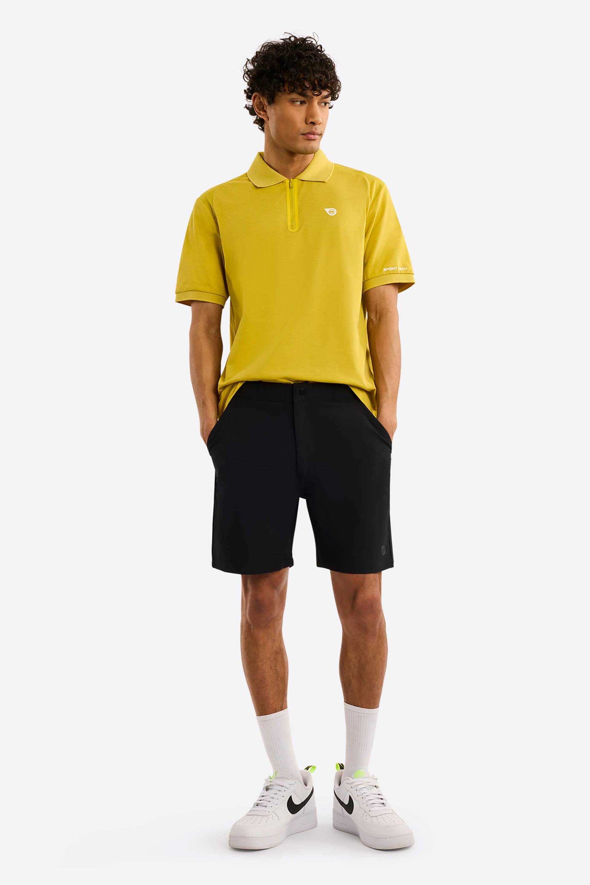 NAUTICA Nautica ανδρική βερμούδα με contrast logo Regular Fit "Summerhill" - N7R02869 Μαύρο