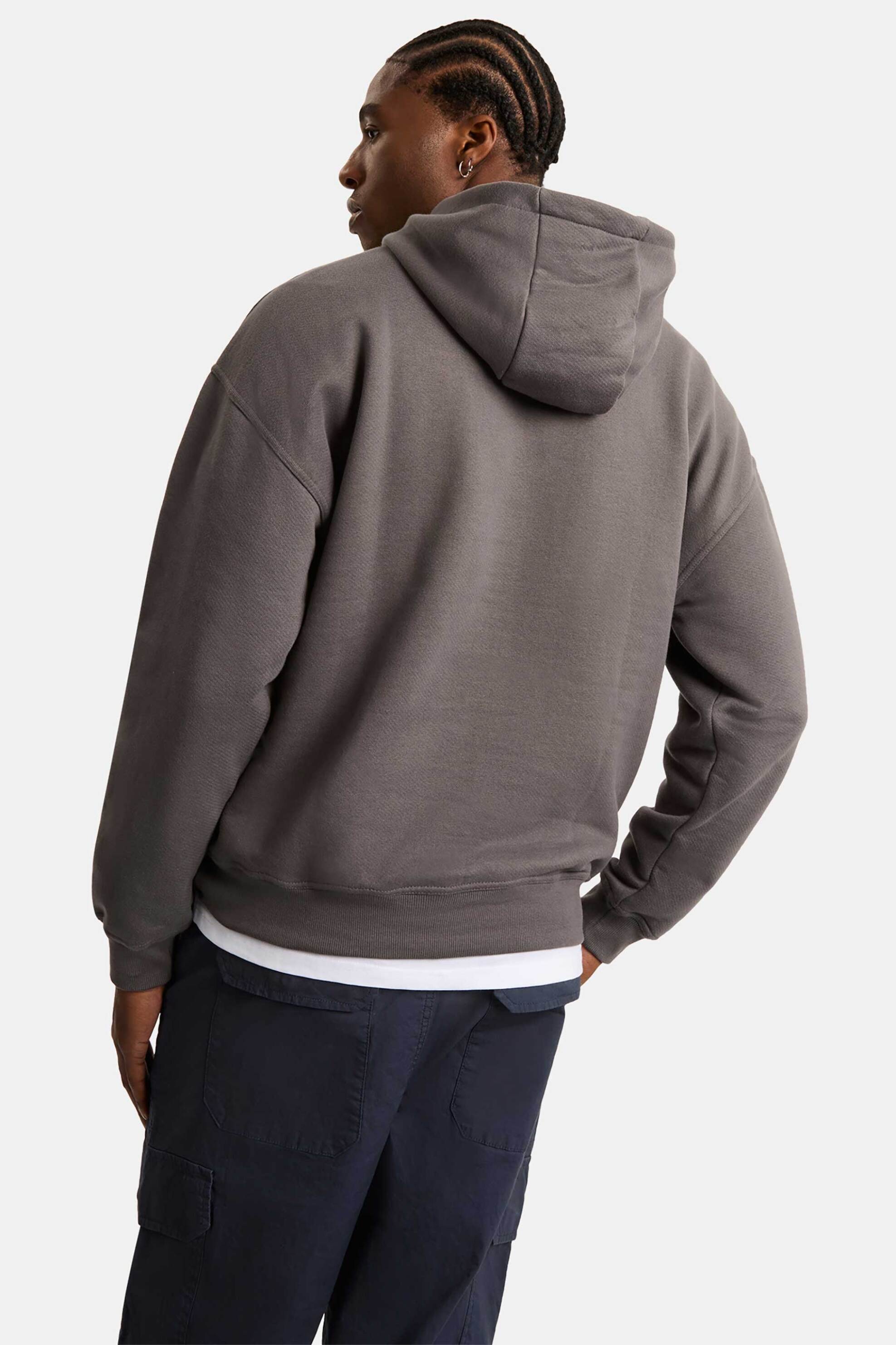 Nautica ανδρική μπλούζα φούτερ με κουκούλα και λογότυπο "Cecil" - N7S03393 Taupe φωτογραφία