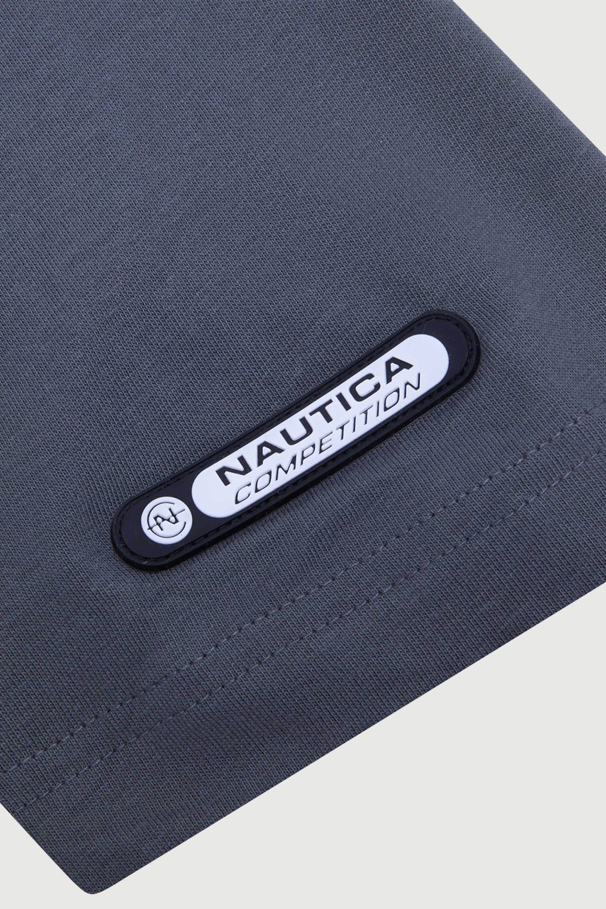 Nautica Ανδρικό T-Shirt με Λογότυπο Και Graphic Print Στο Πίσω Μέρος Wadi - N7V03922 Μπλε Σκούρο