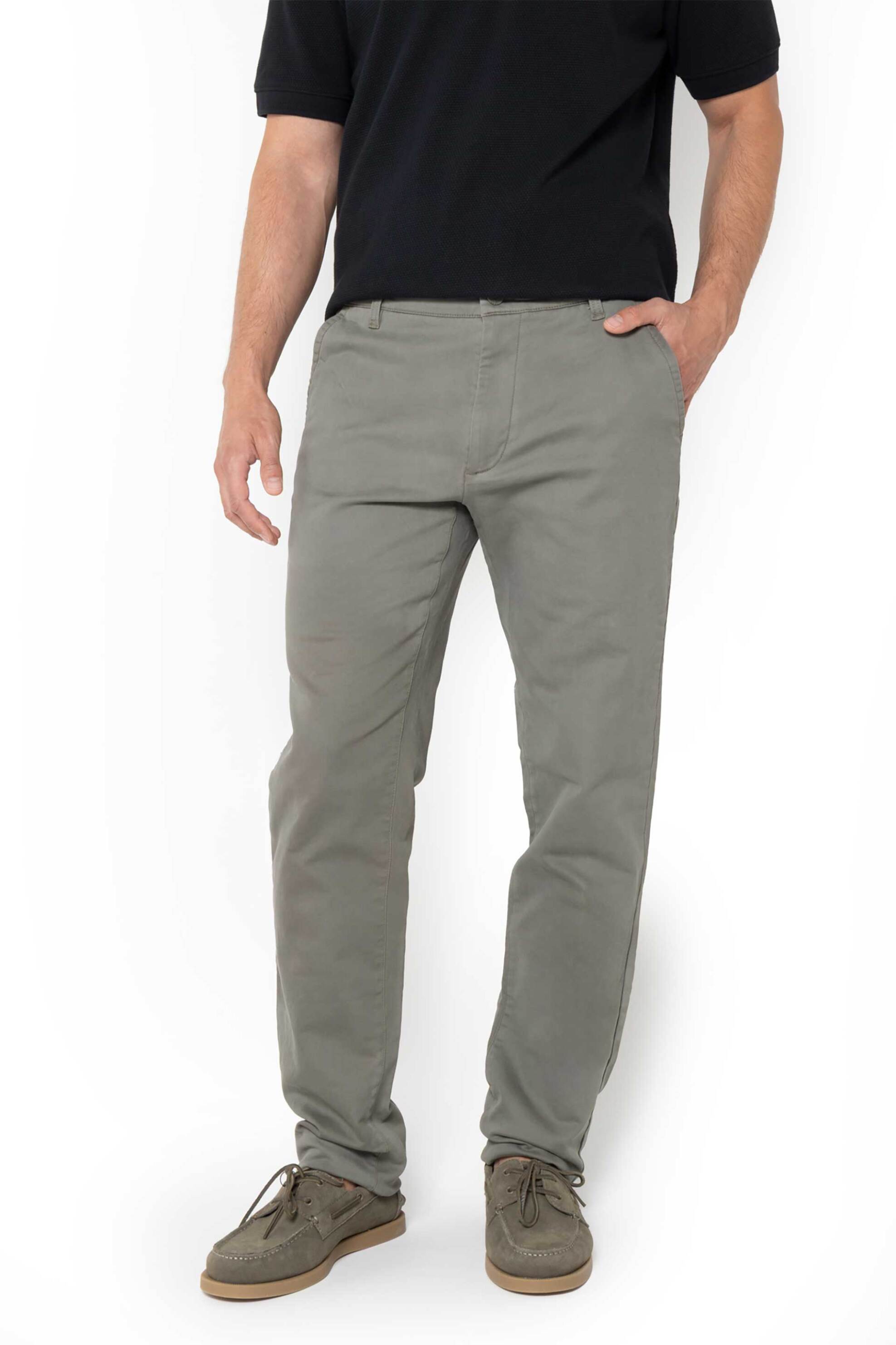 Nautica ανδρικό chino παντελόνι Classic Fit - P57903 Λαδί